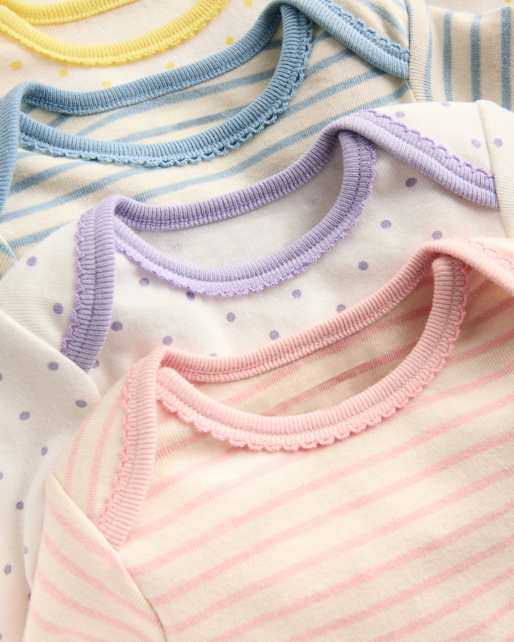 5-pack Bodies-Multi Ivory Spot/Stripe - Image 3