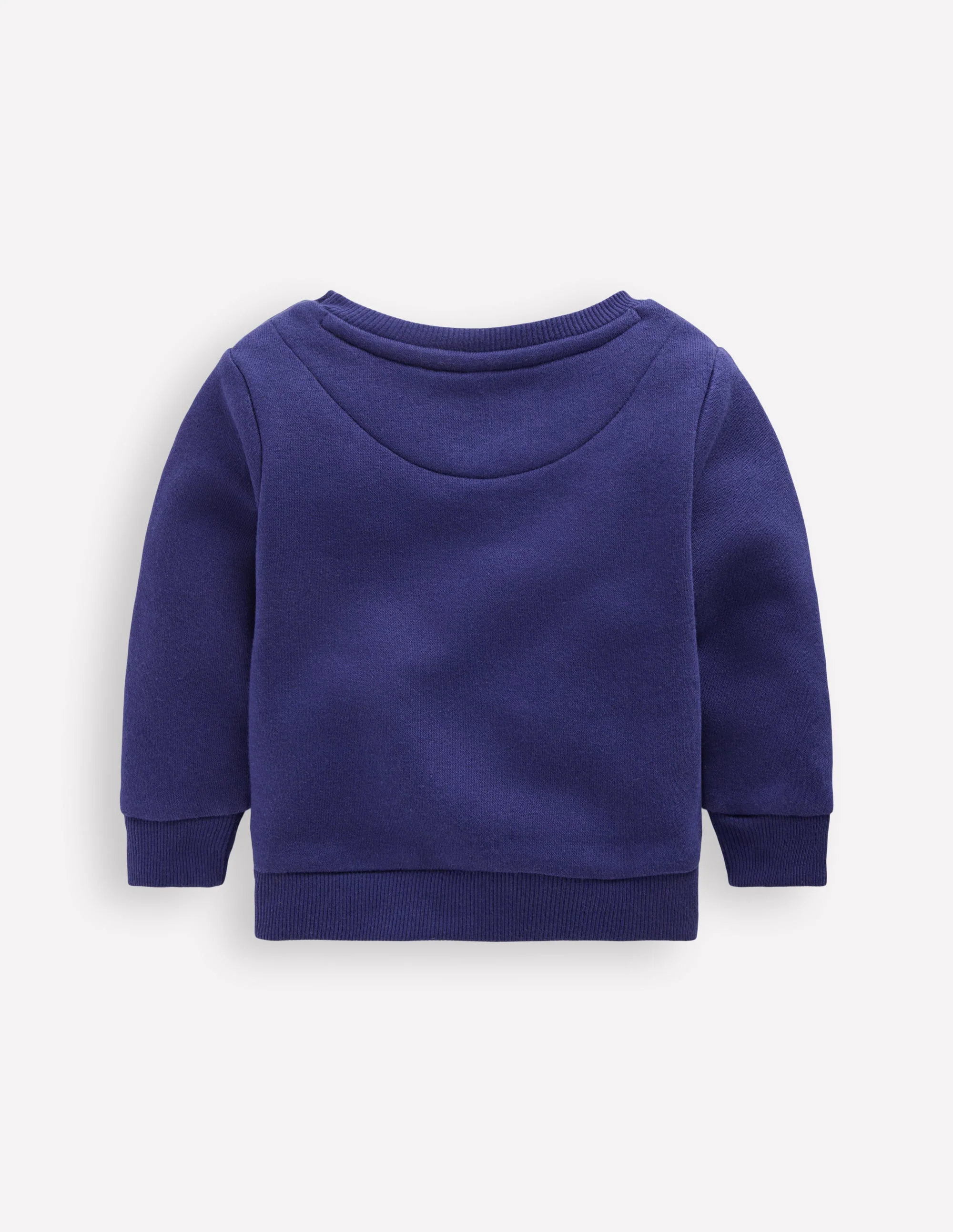 Boys Appliqué Sweatshirt-Navy Polar Bear - Image 2