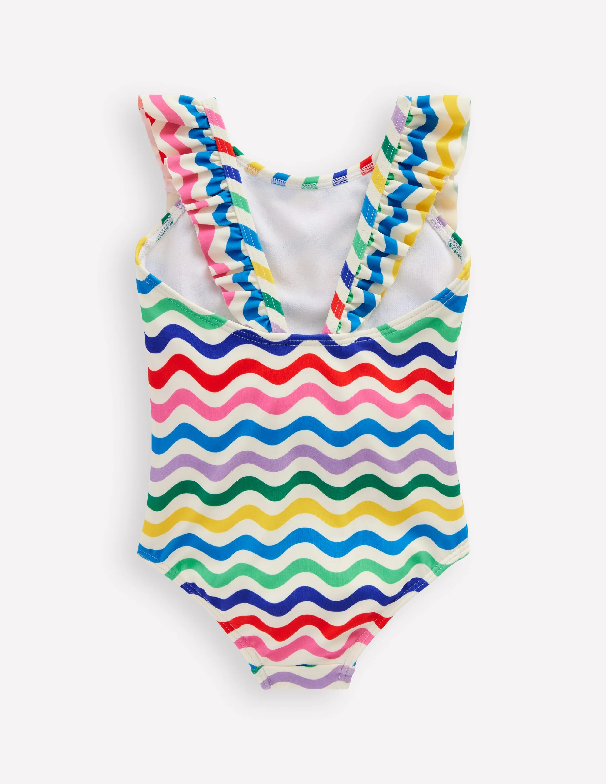 Frilly Swimsuit-Multi Small Wave - Image 2