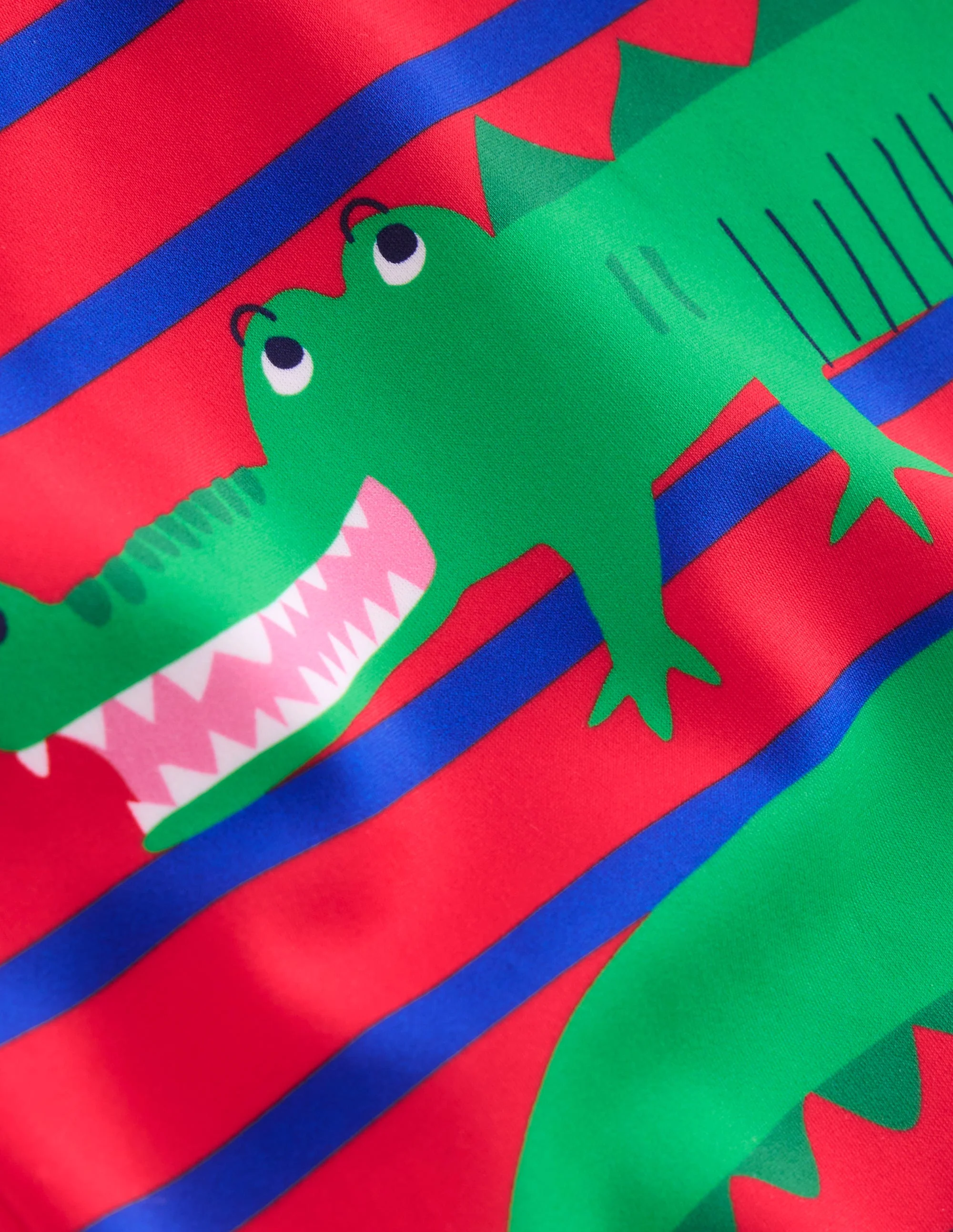 Fun Rash Vest Set-Gallery Blue/Poppy Red Croc - Image 3