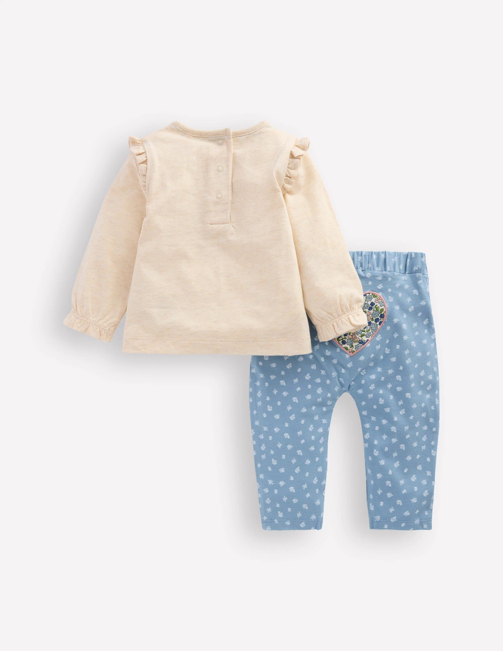 Girls Logo Play Set-Blue Floral Hearts - Image 2