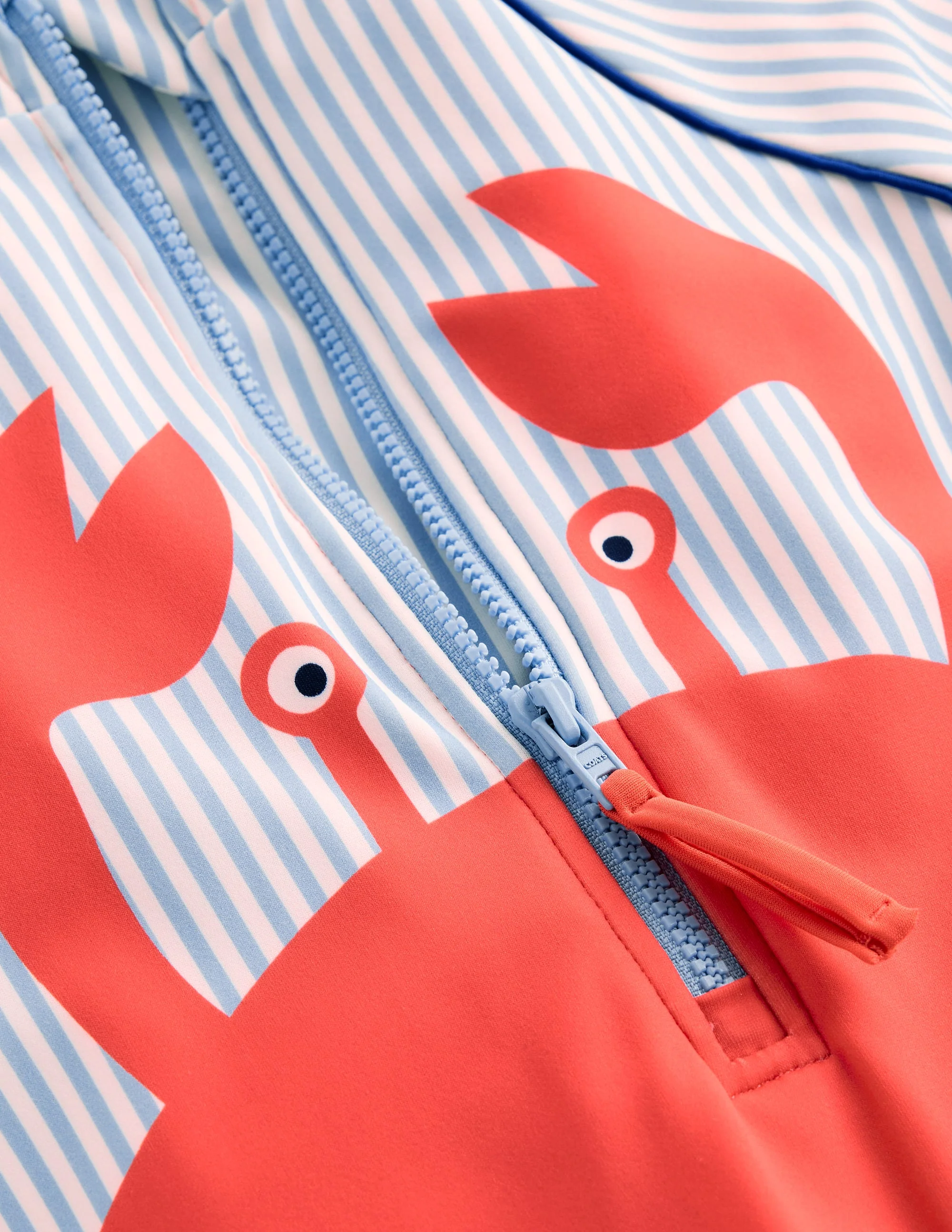 Logo Sun Safe Surfsuit-Glacier Blue Crab - Image 3