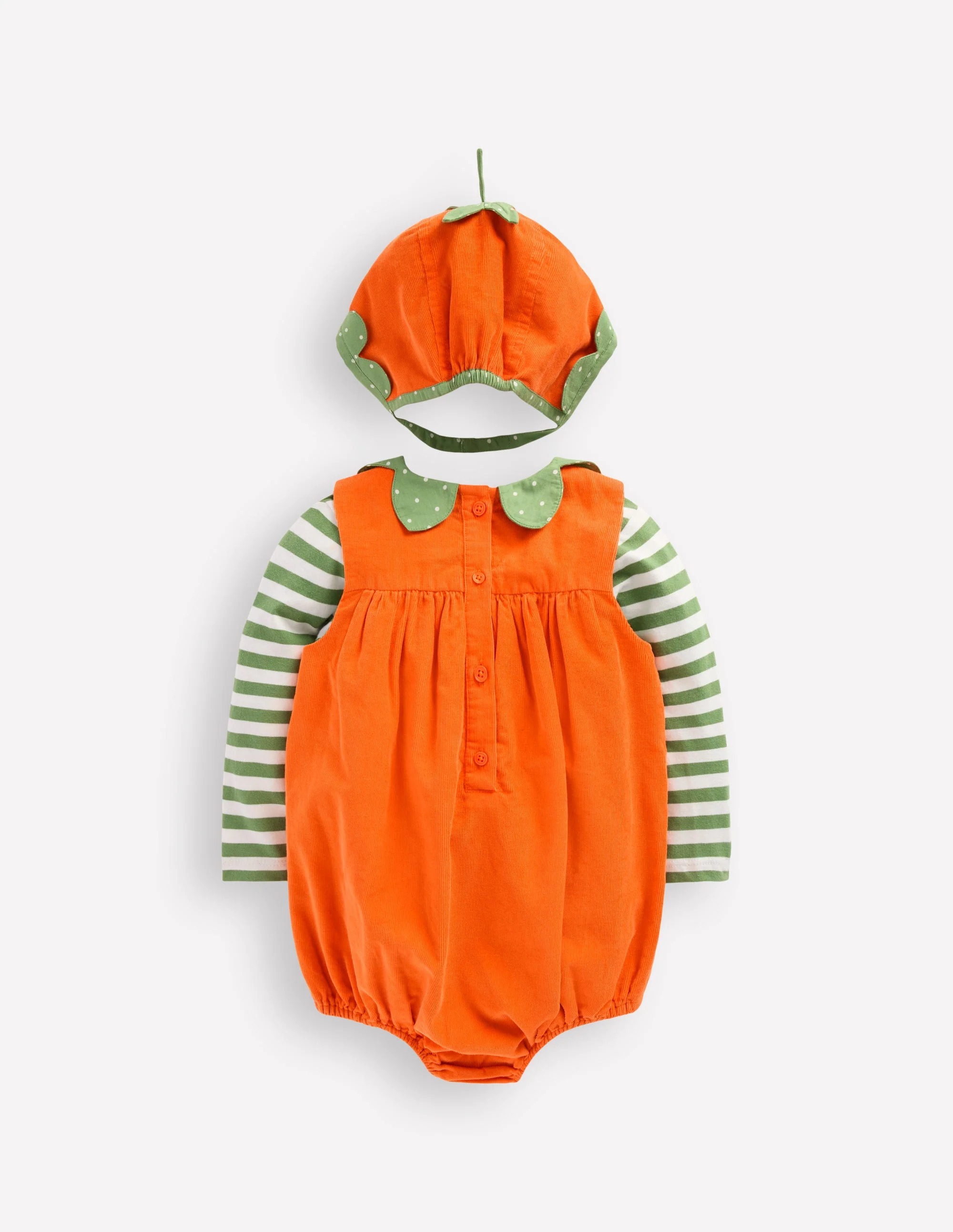 Novelty Romper Play Set-Orange Pumpkin - Image 2
