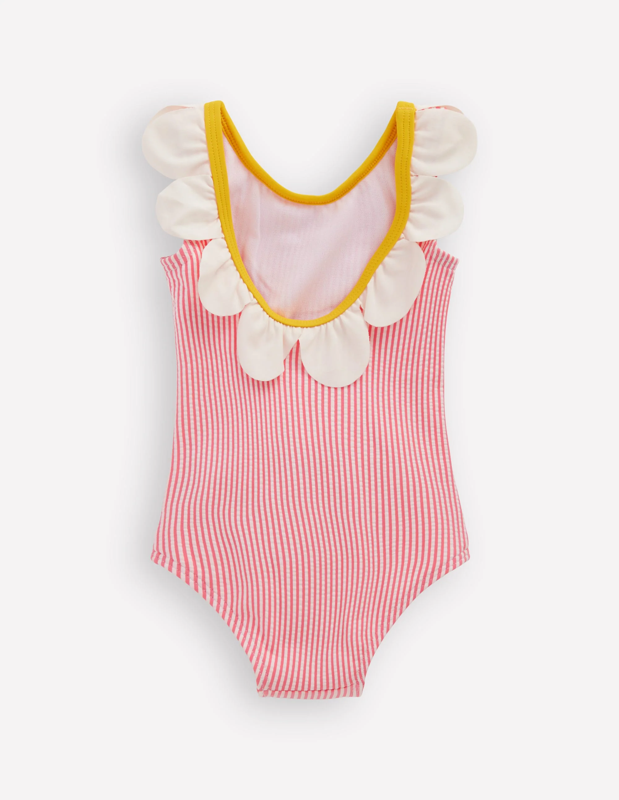 Novelty Swimsuit-Salmon Pink Flower - Image 2