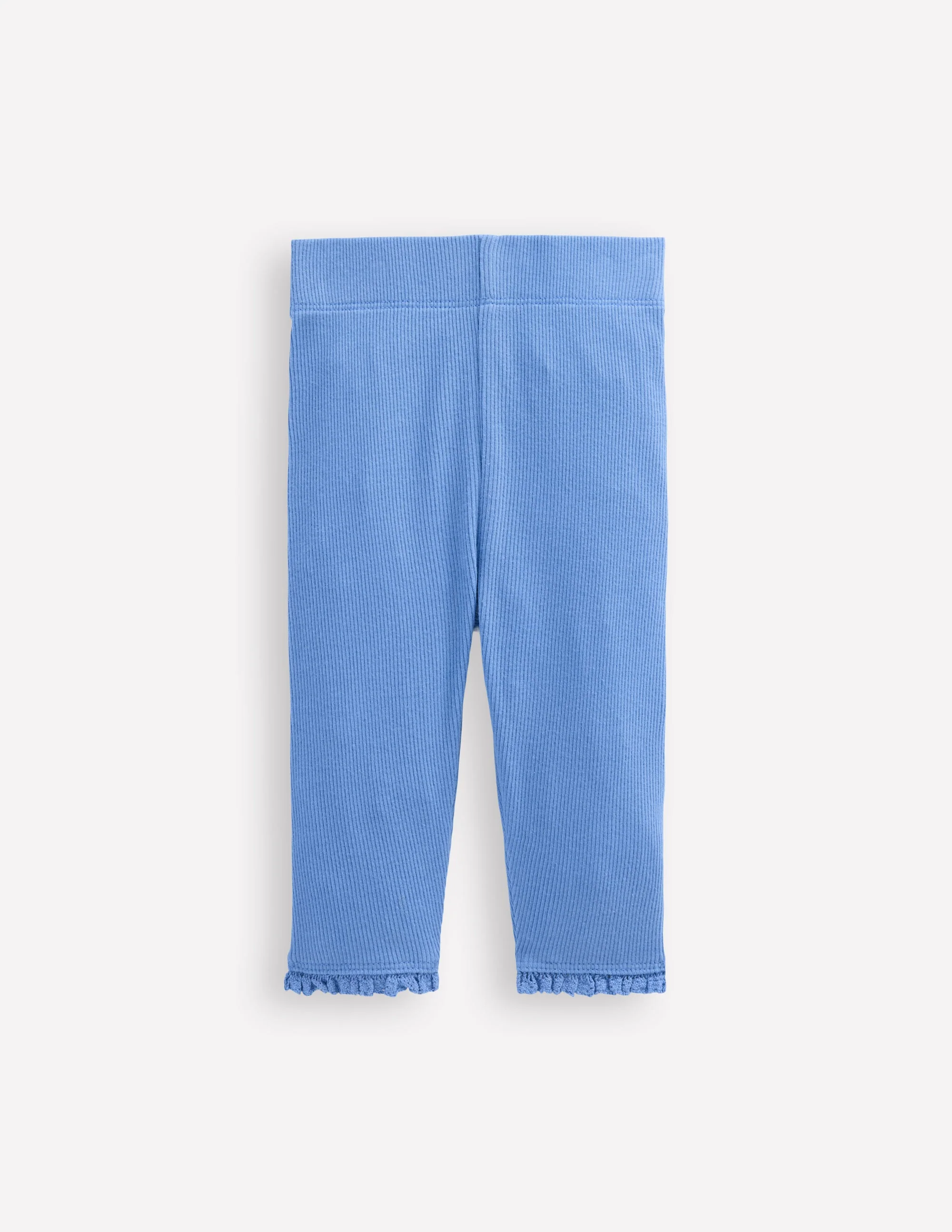 Ribbed Leggings-Forget Me Not Blue