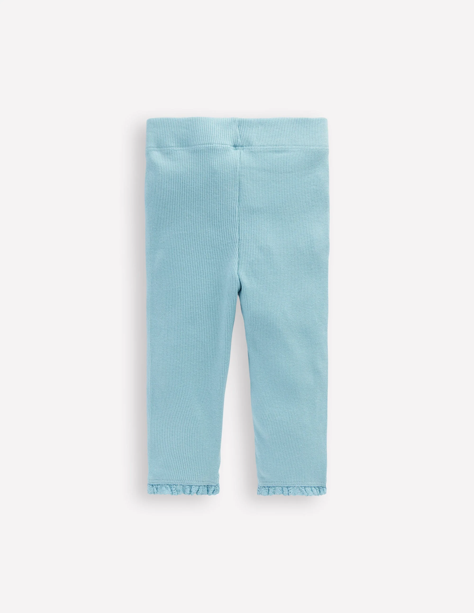 Ribbed Leggings-Vintage Blue - Image 2