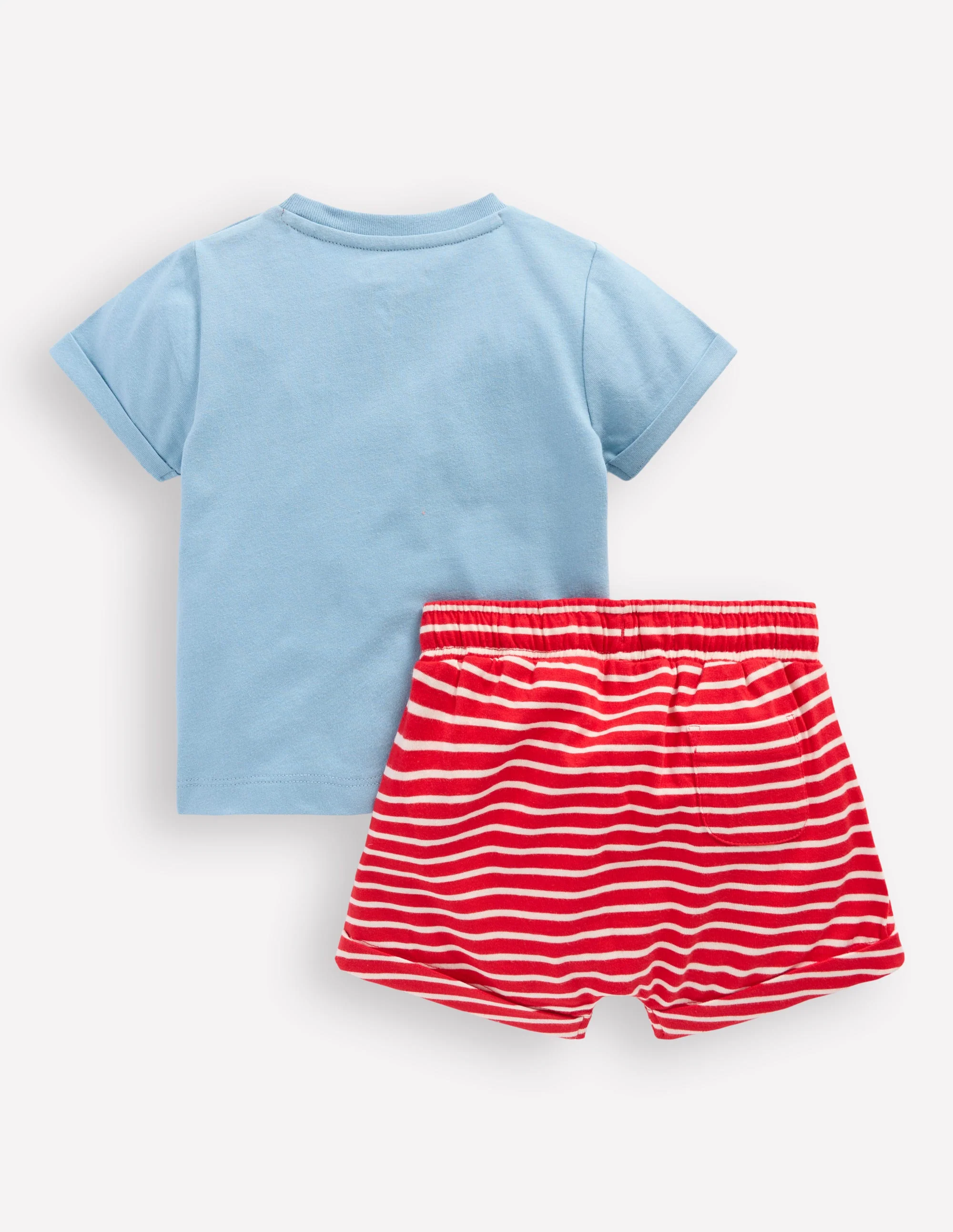 Superstitch Jersey Short Set-Blue Transport Set - Image 2