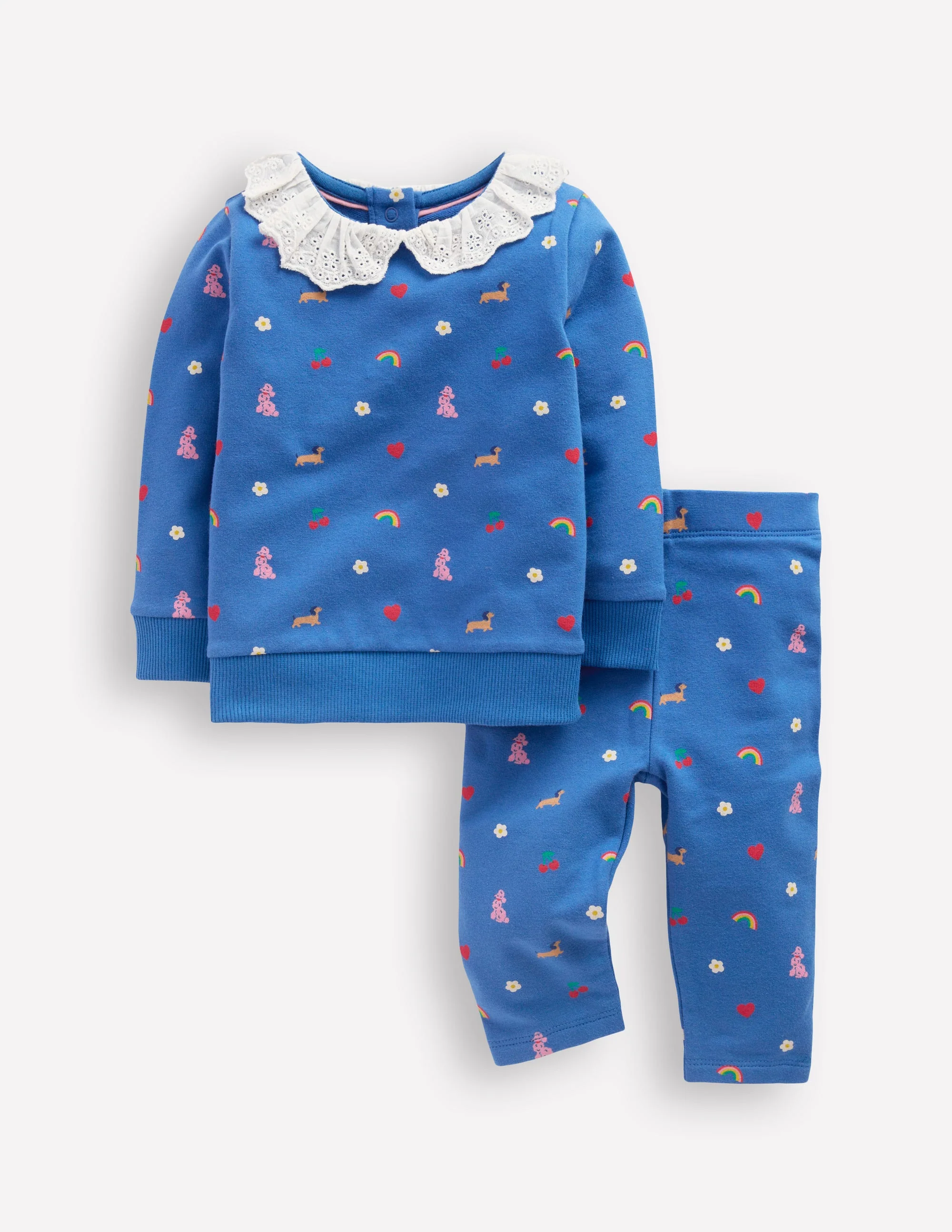 Sweatshirt Play Set-Blue Paris Print
