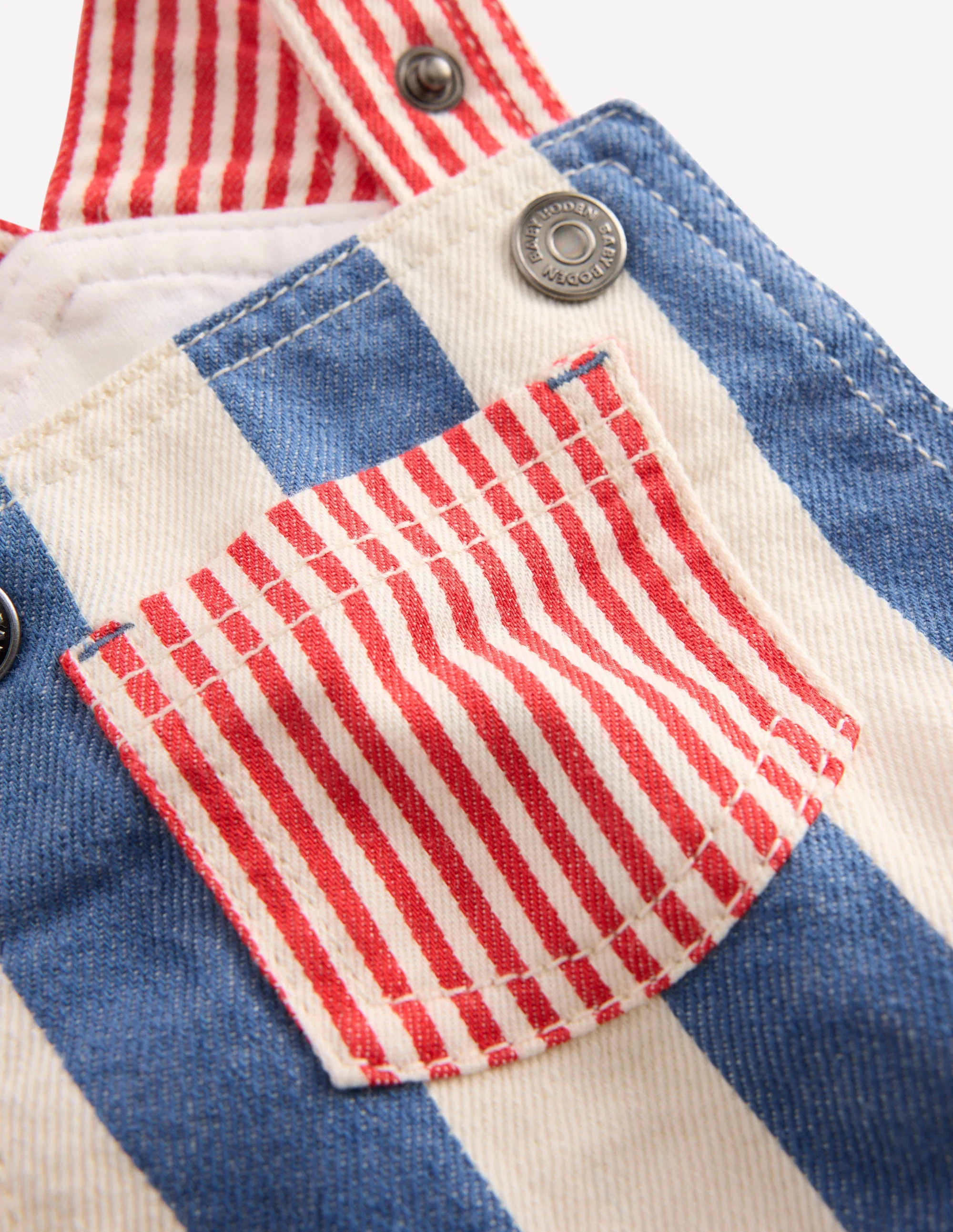 Woven Dungaree-Multi Hotchpotch - Image 3