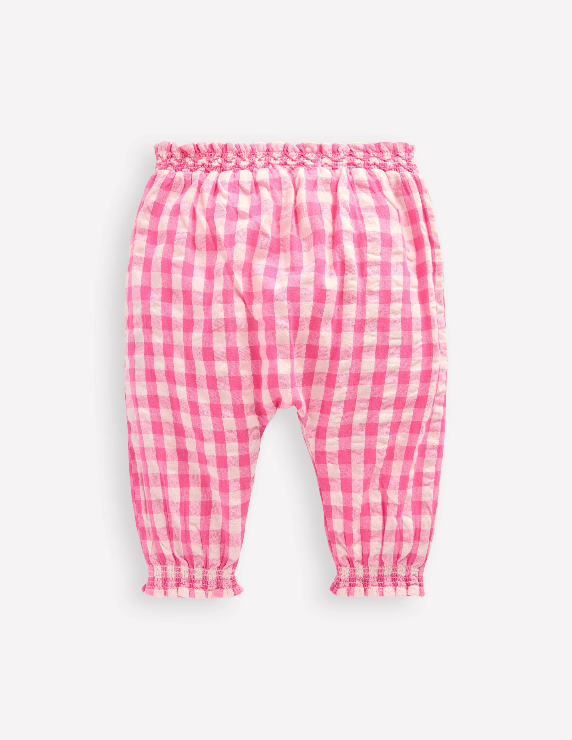 Woven Trousers-Pink Rose Gingham - Image 2