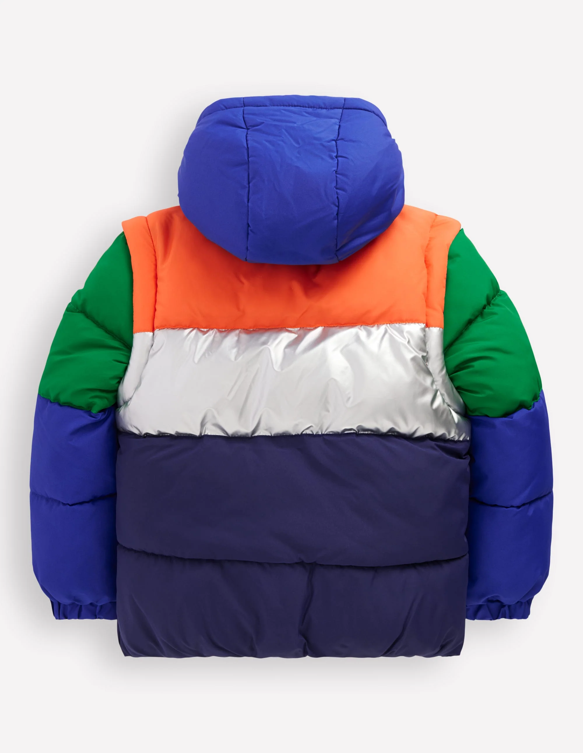 2-in-1 Padded Coat-Colour Block - Image 2