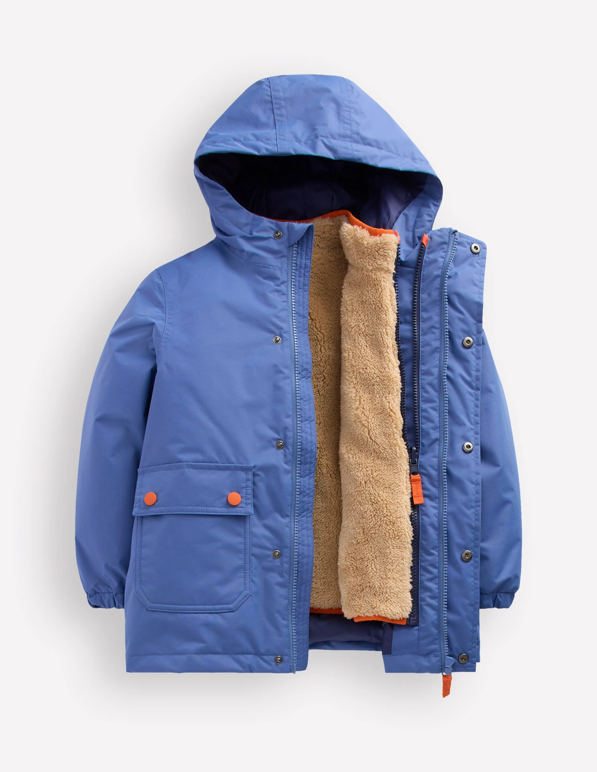 4-in-1 Waterproof Coat-Blue River - Image 4