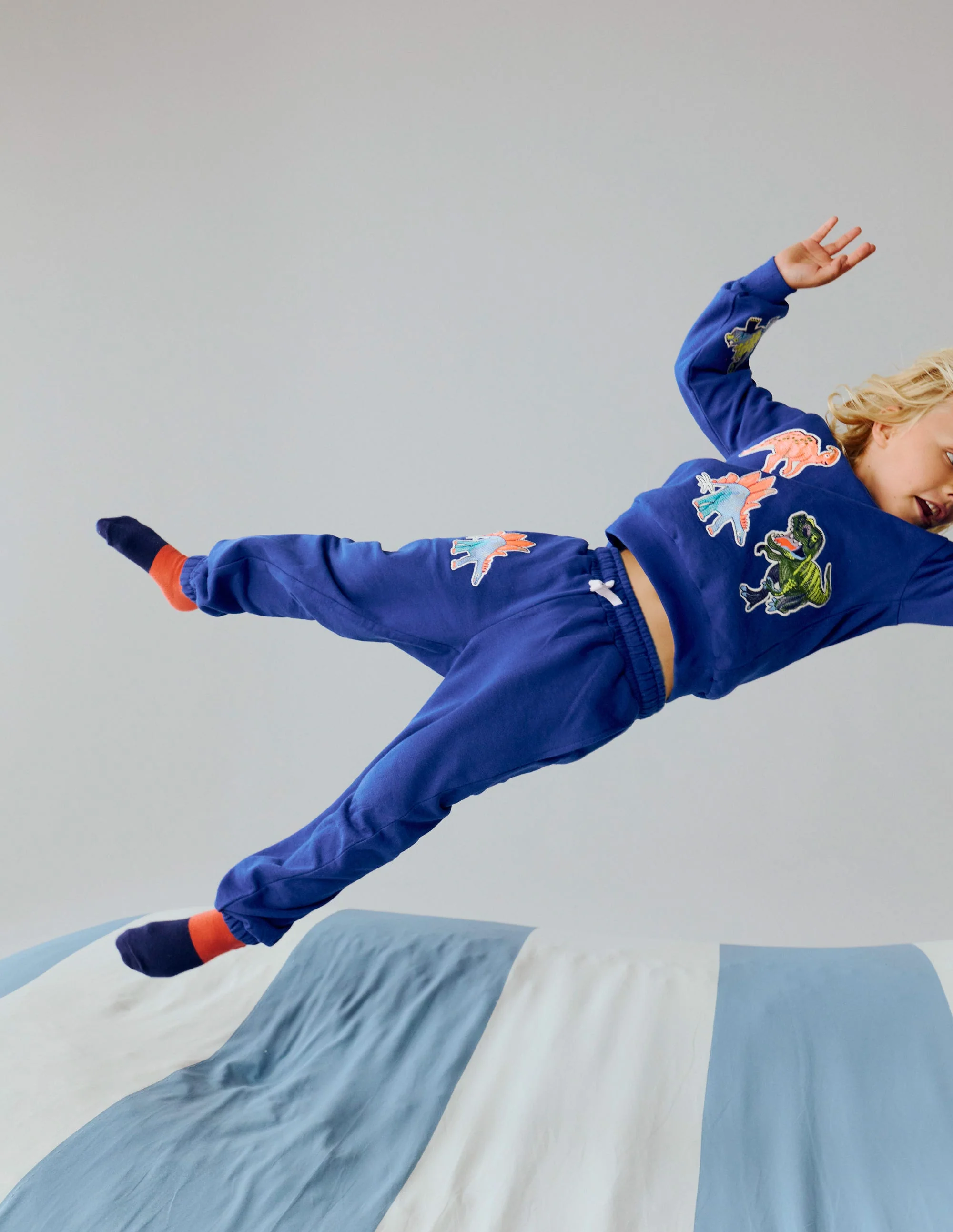 Badge Joggers-Blue Dinos - Image 4