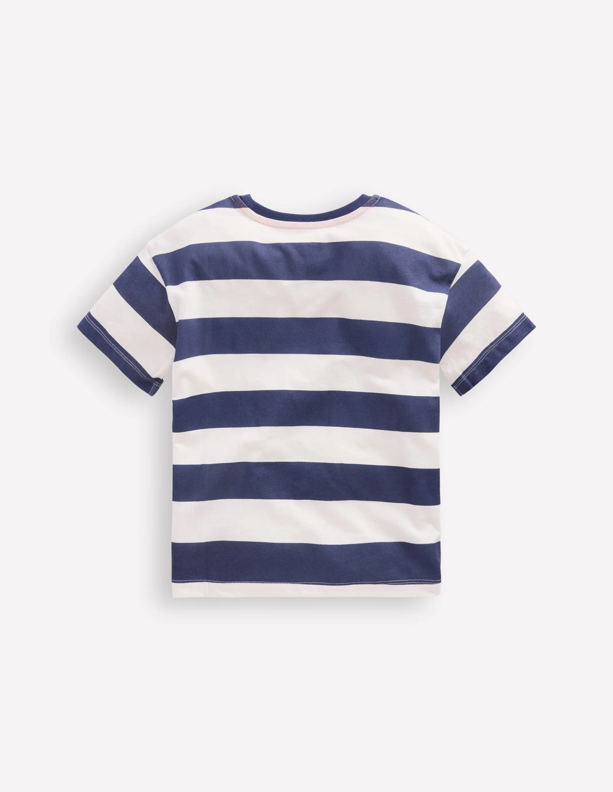 Badge T-Shirt-College Navy Stripe Digger - Image 2