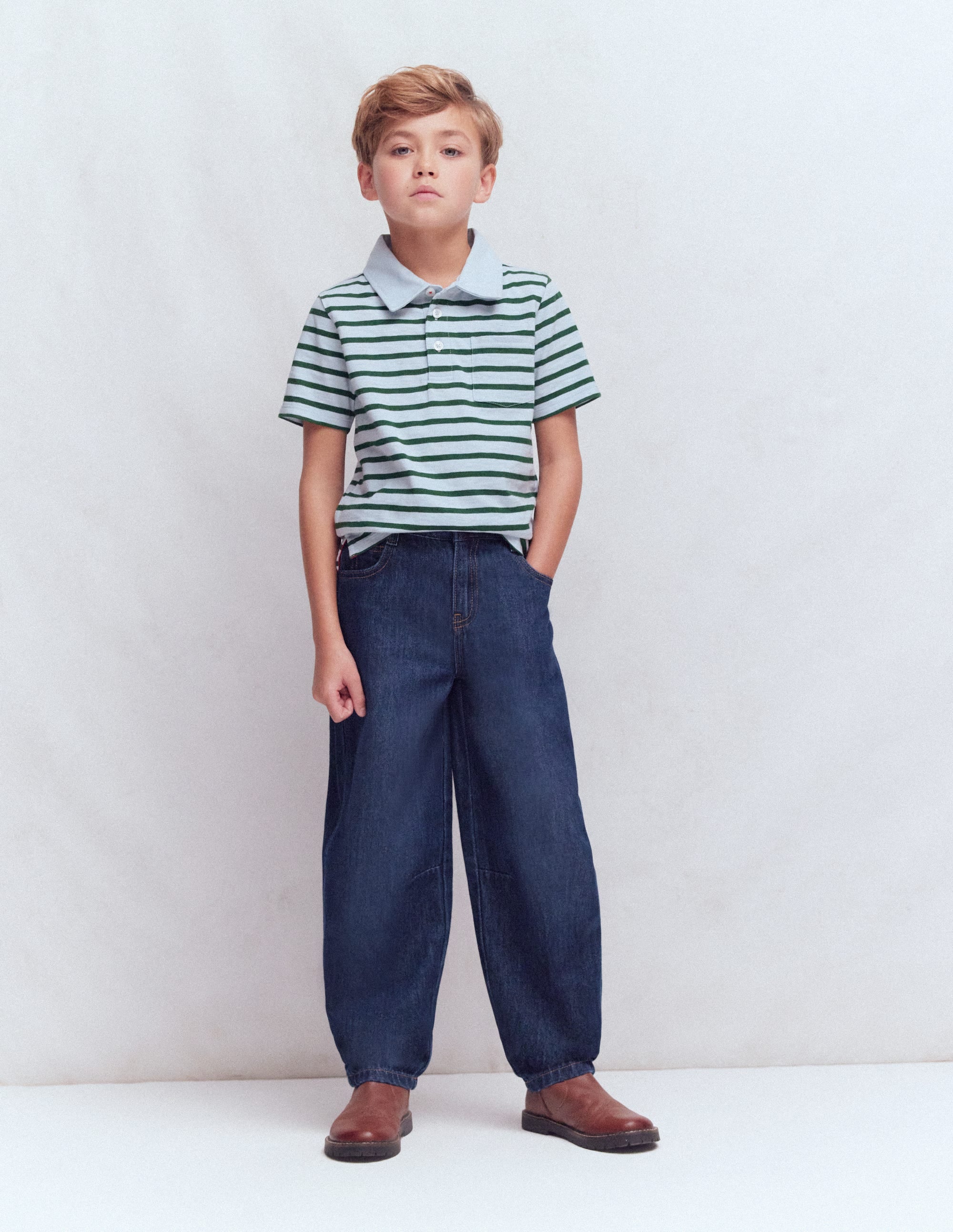 Barrel Jeans-Mid Wash - Image 4