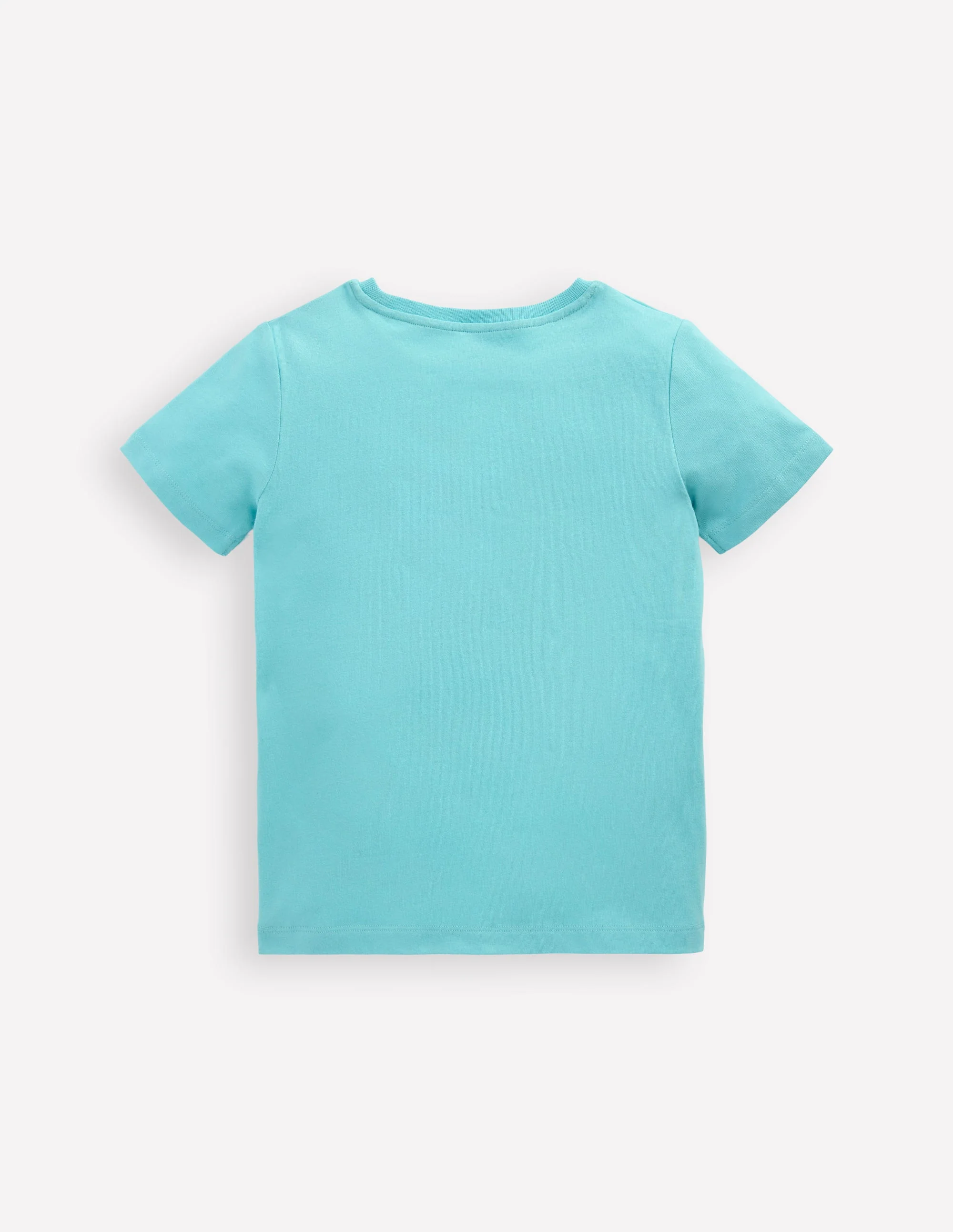 Chain Stitch T-Shirt-Caribbean Blue Whale - Image 2