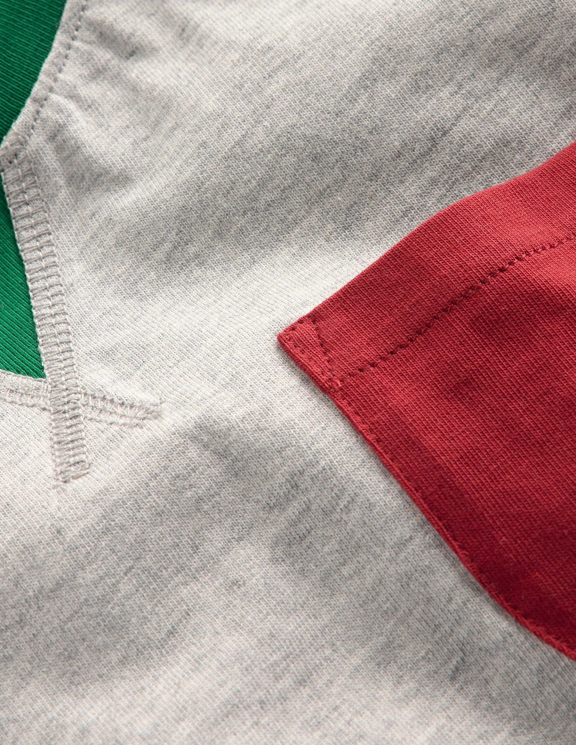 Colour Block T-shirt-GREY MARL COLOURBLOCK - Image 6