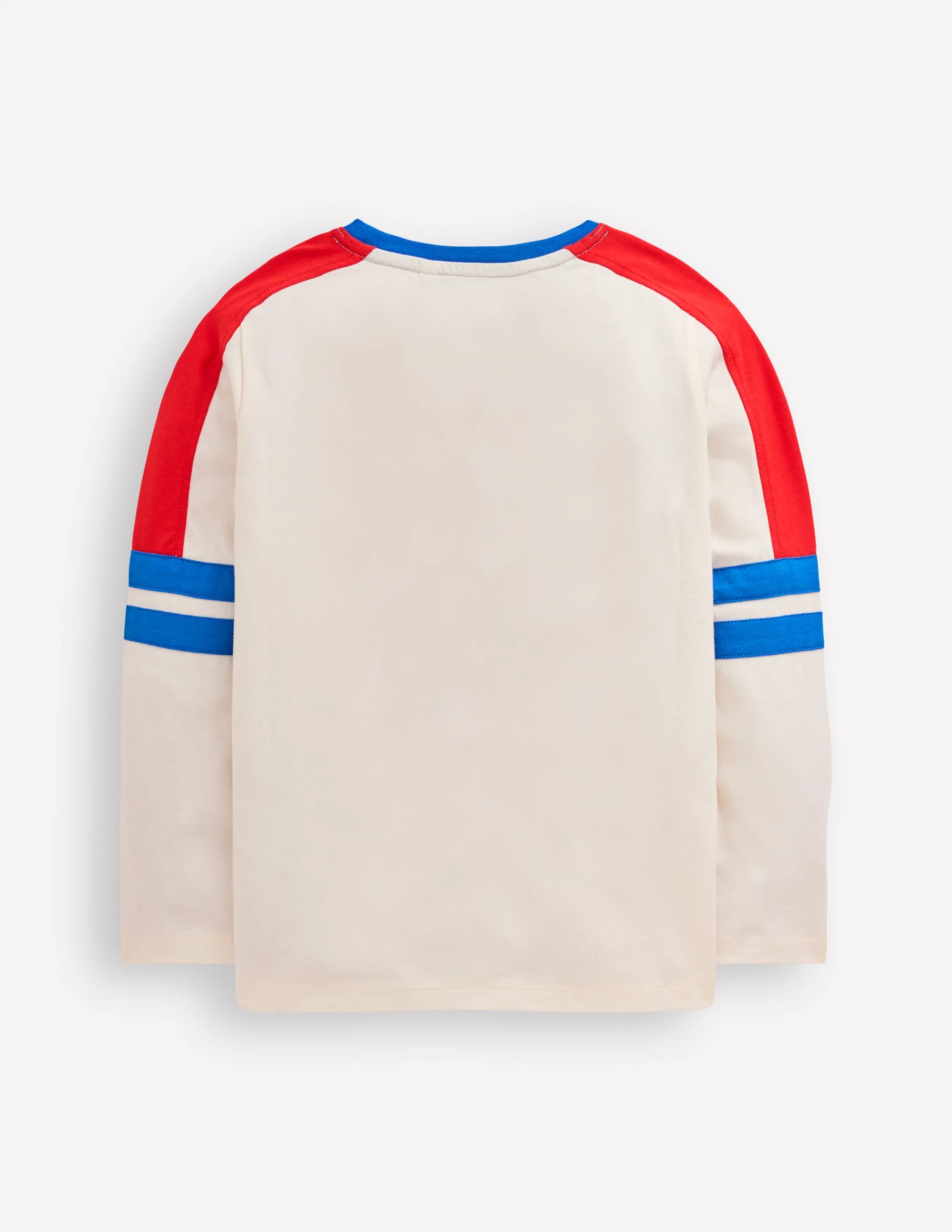 Colour Block T-shirt-Soft Ivory Multi - Image 5