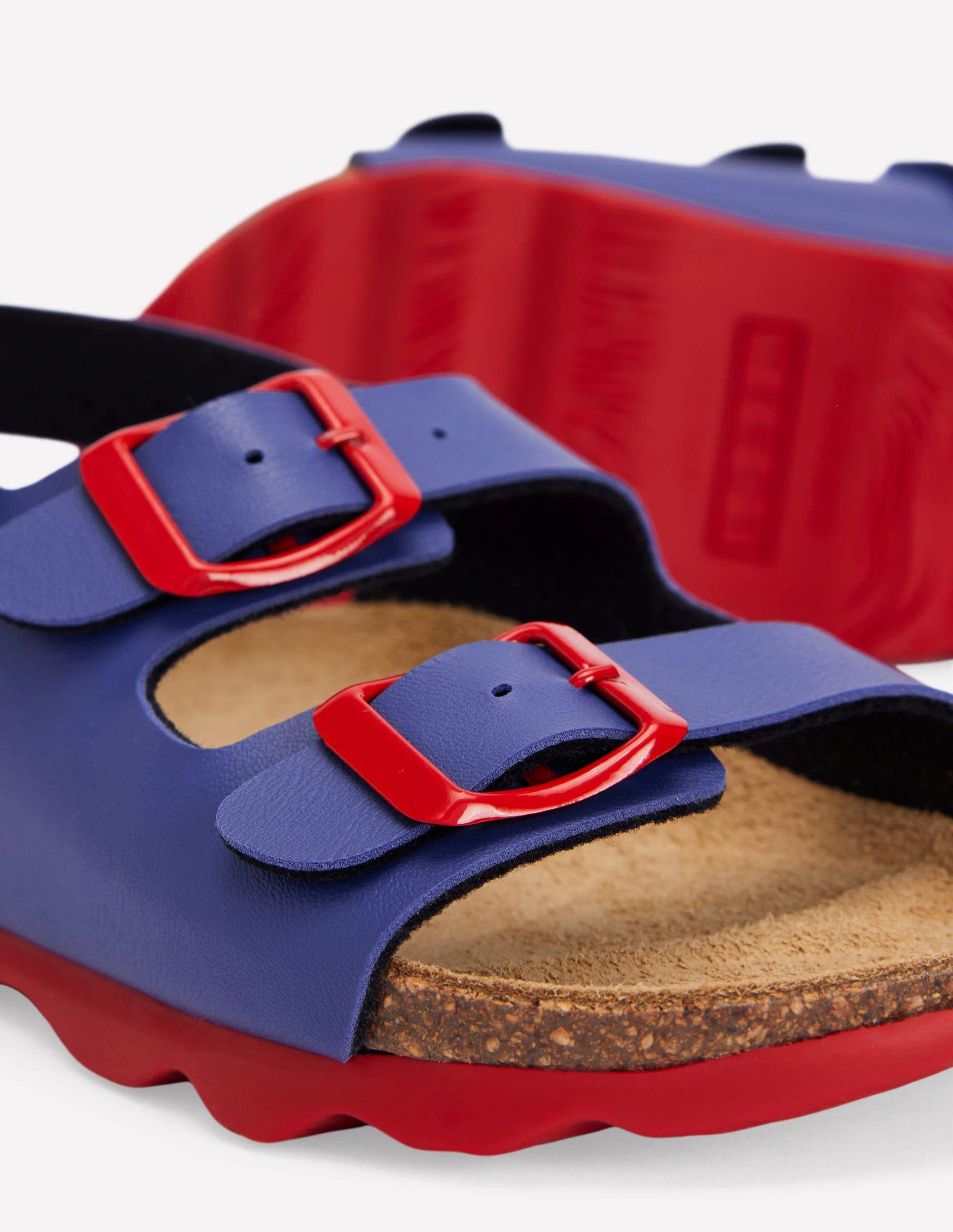 Colourblock Sandals-Medieval Blue - Image 3