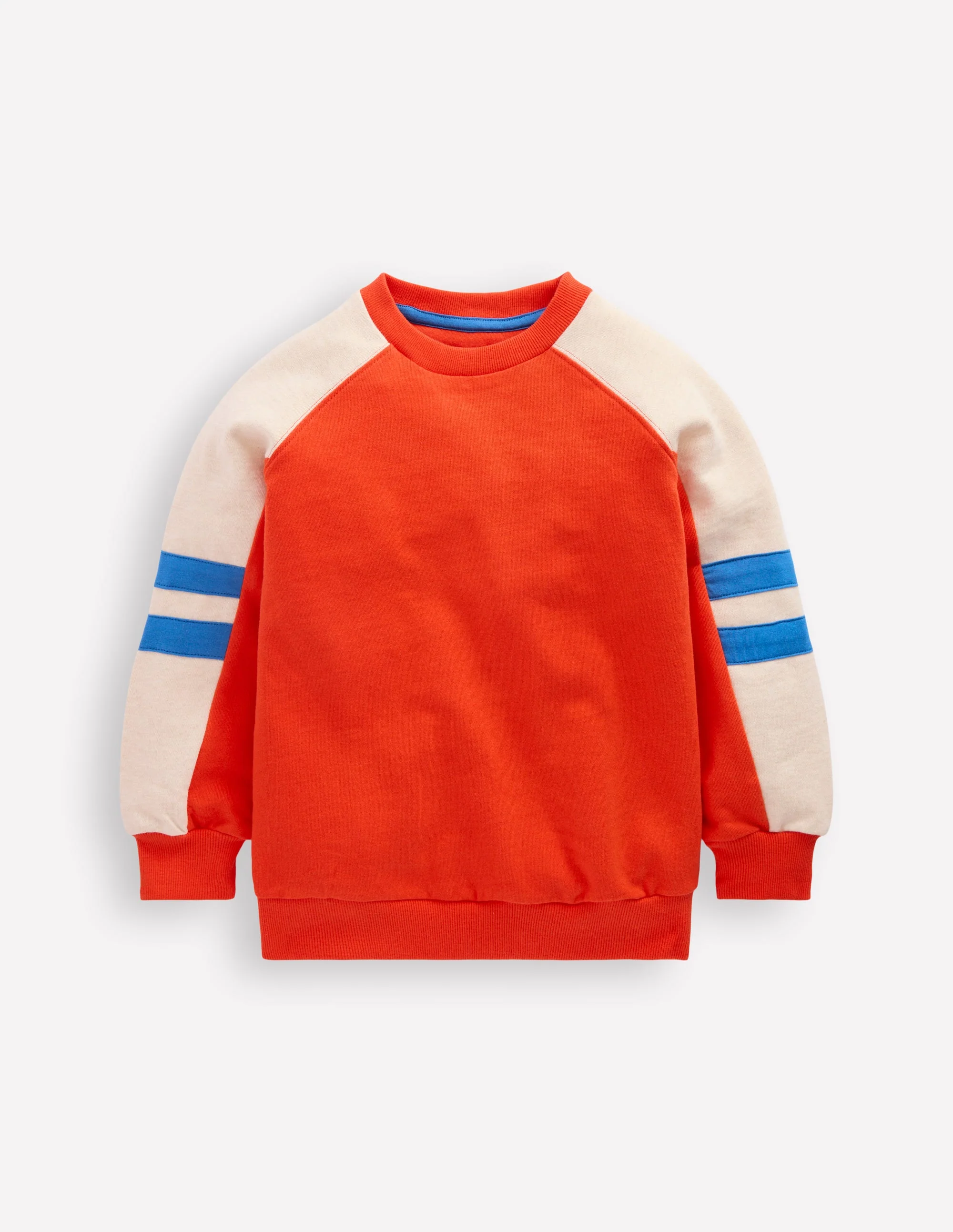 Colourblock Sleeve Sweatshirt-FIESTA COLOURBLOCK - Image 4