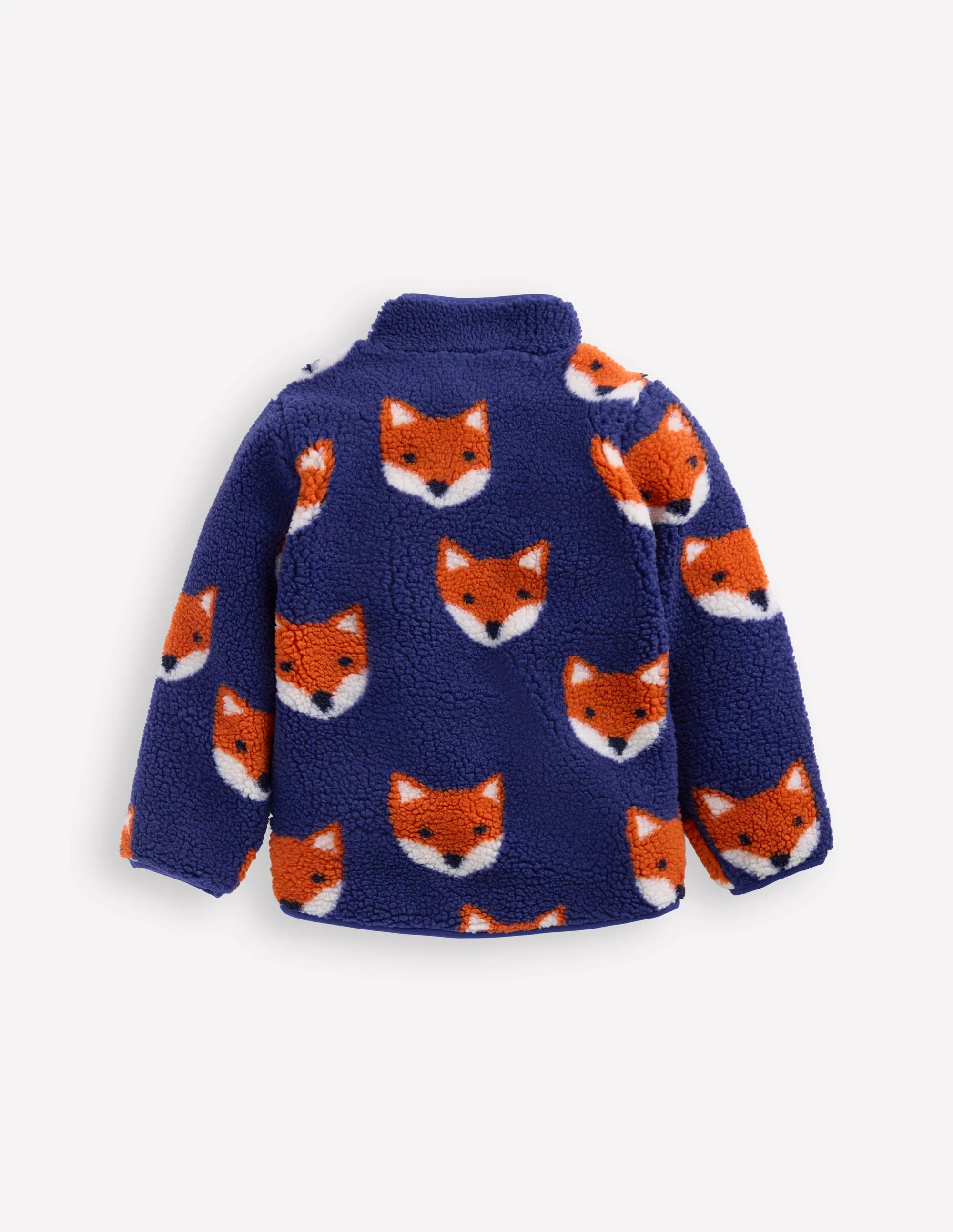 Cosy Borg Jacket-Sapphire Blue Foxes - Image 2