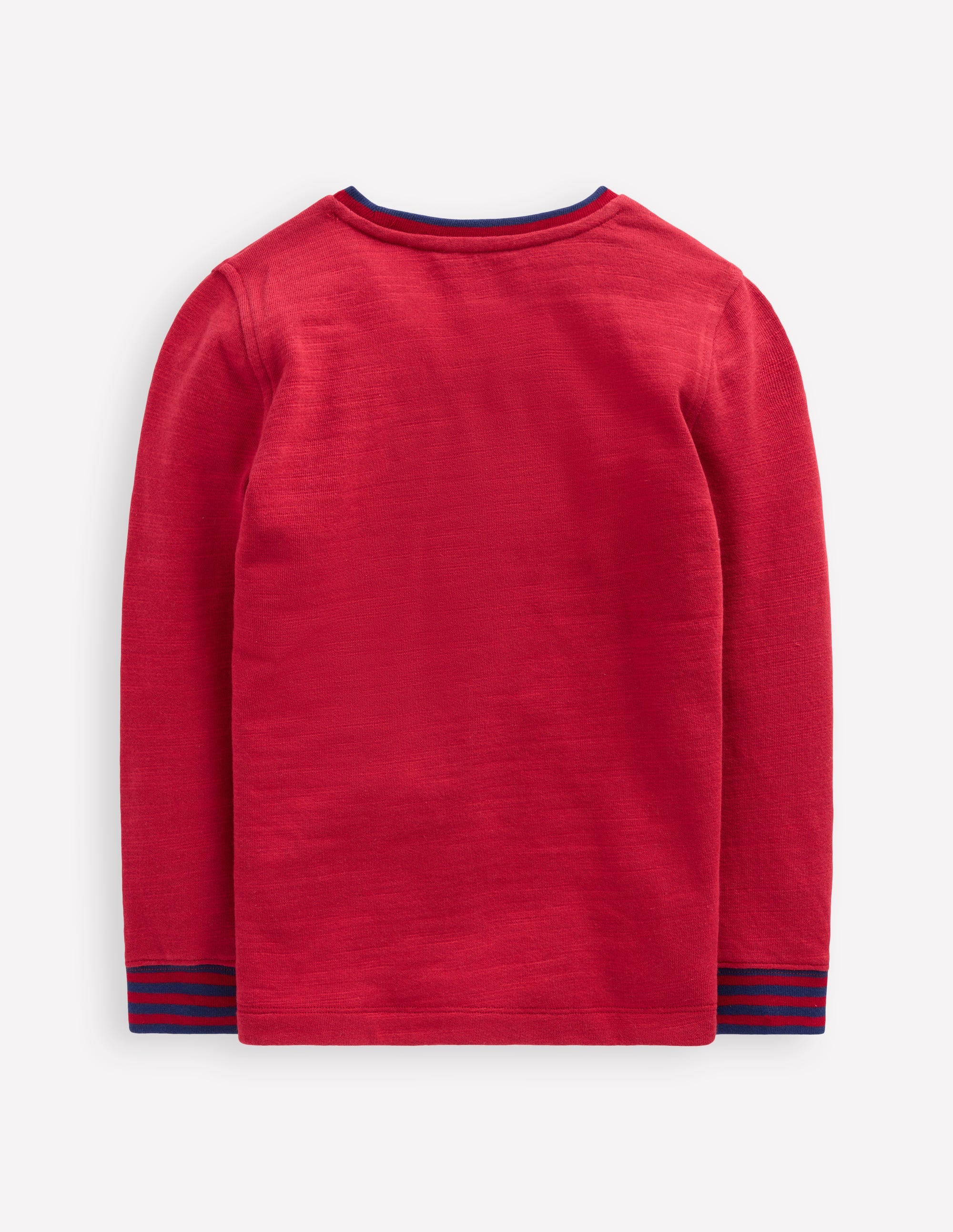 Cosy Mid-weight T-shirt-Red Liquorice/ Sapphire Blue - Image 5
