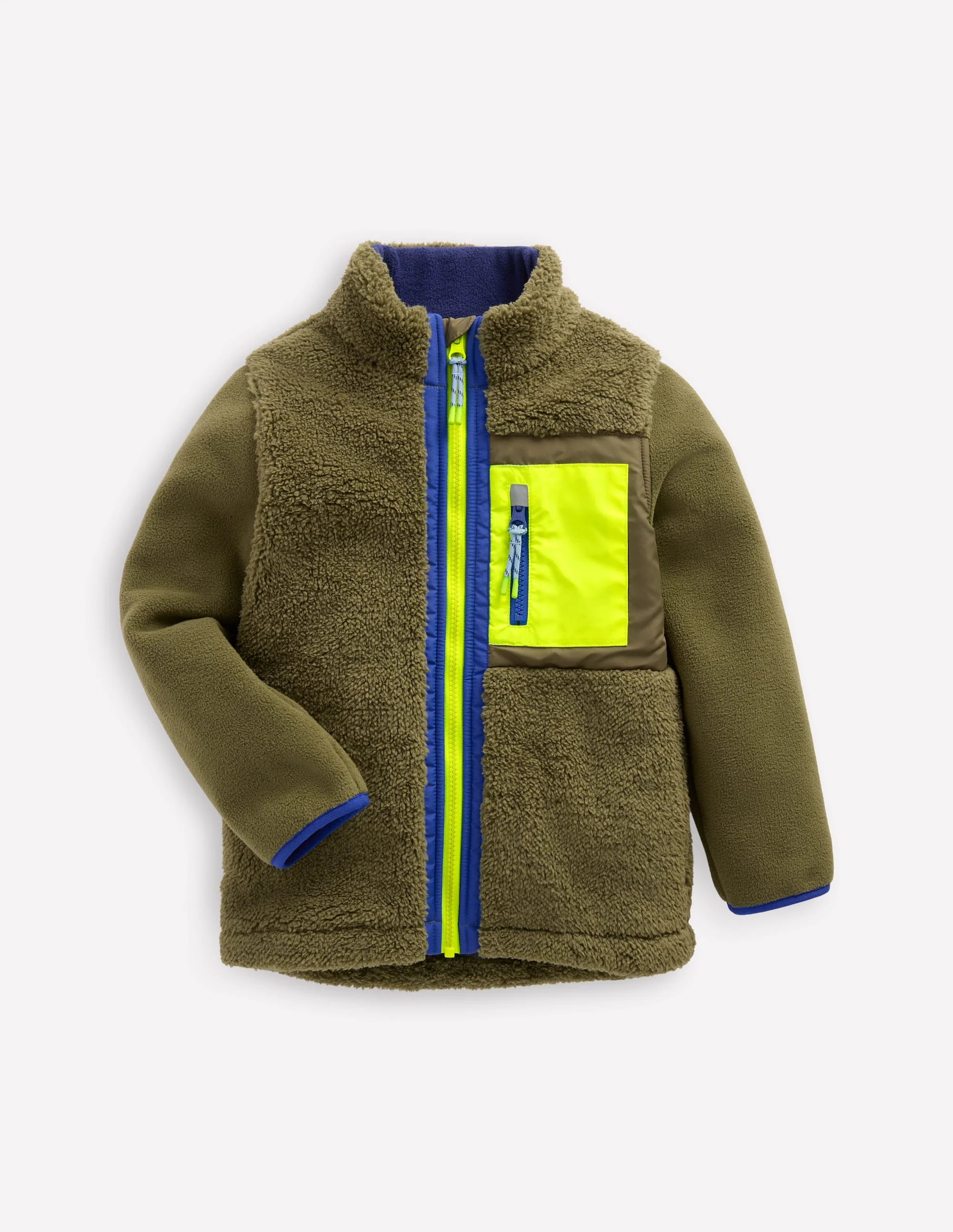 Cosy Windproof Fleece-Winter Moss