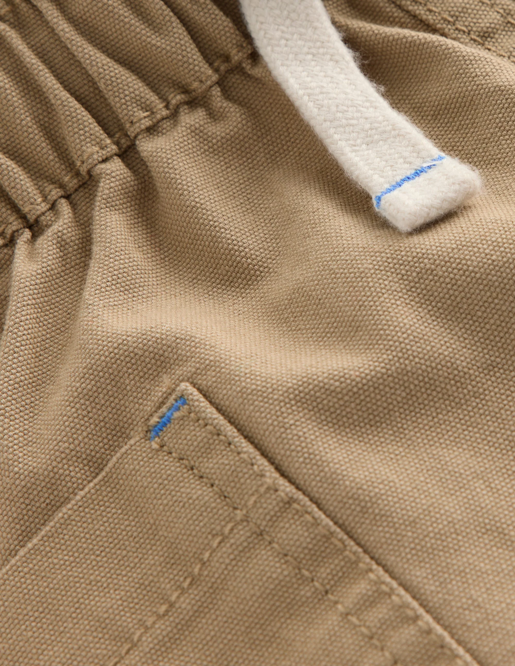 Cotton Pocket Shorts-Macadamia - Image 3
