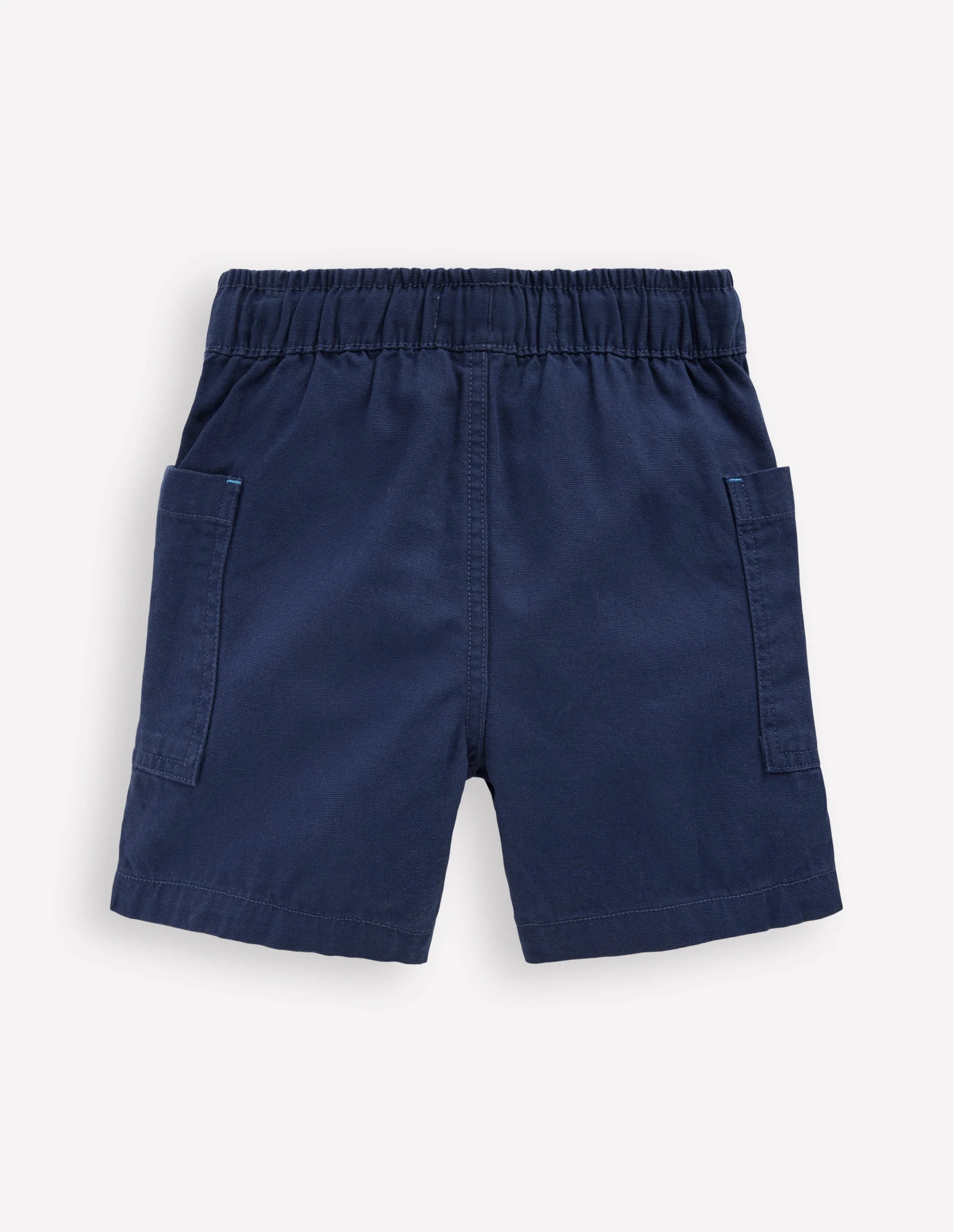 Cotton Pocket Shorts-Medieval Blue - Image 2