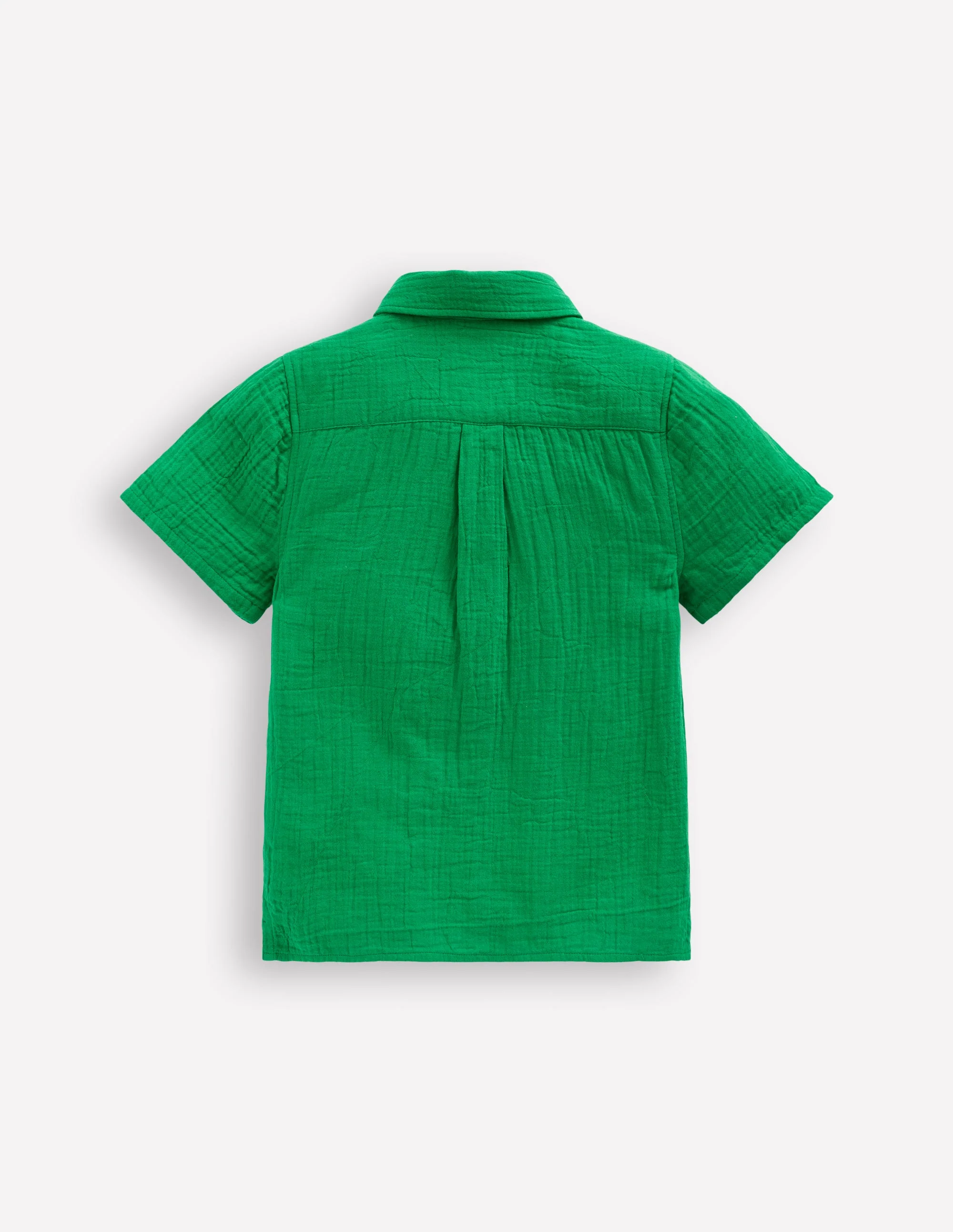Double Cloth Shirt-Rich Emerald - Image 2