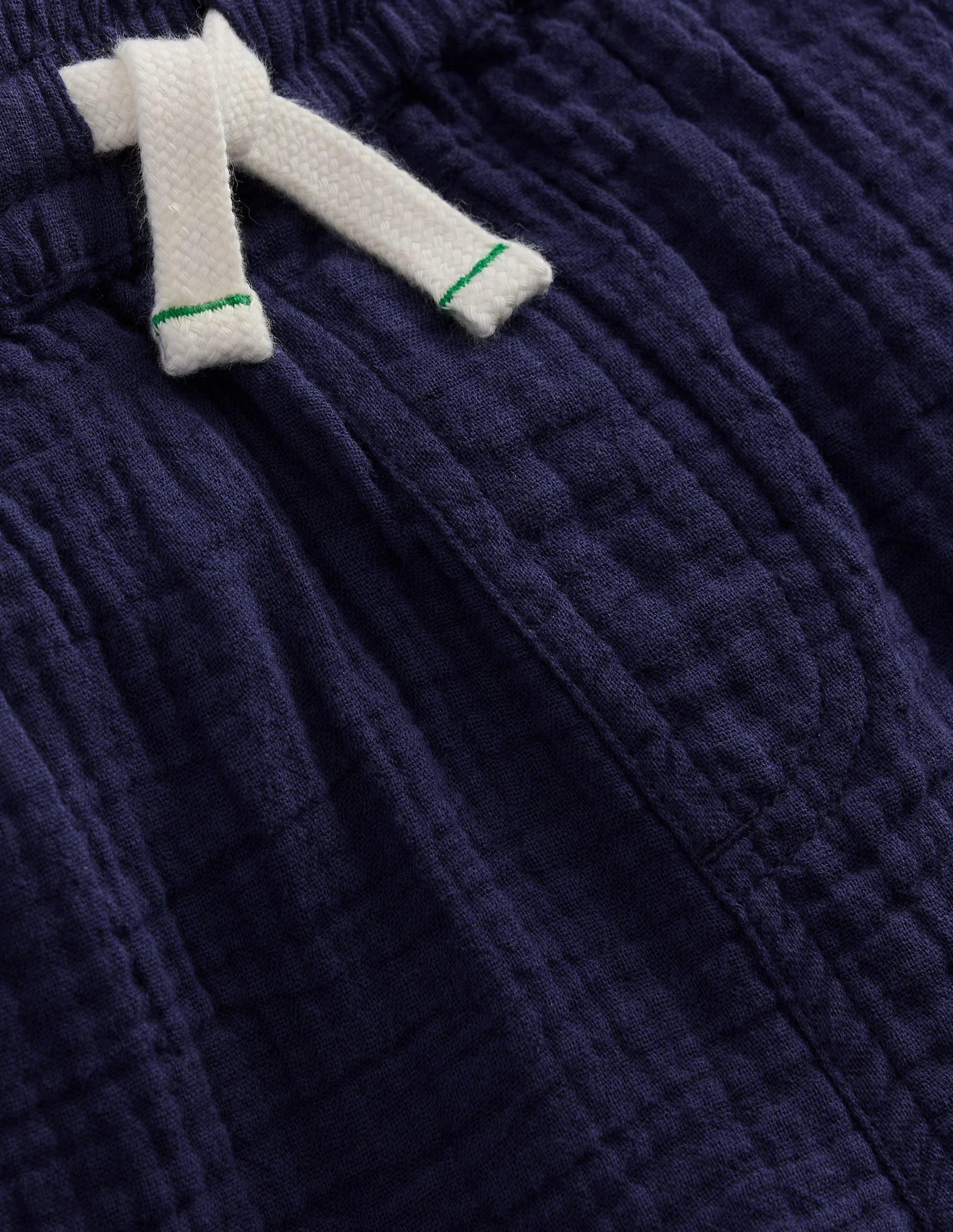Double Cloth Shorts-Navy - Image 3