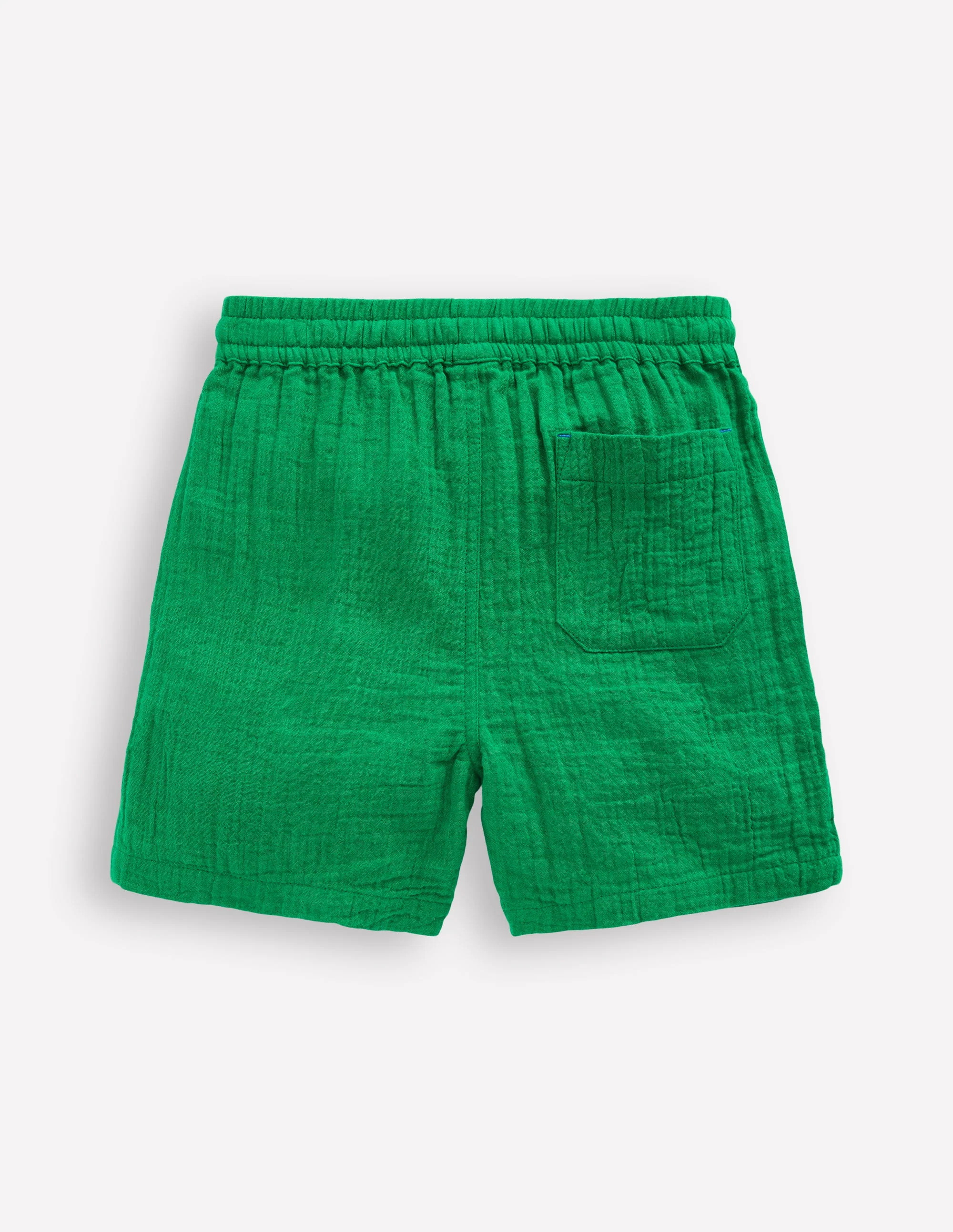 Double Cloth Shorts-Rich Emerald - Image 2