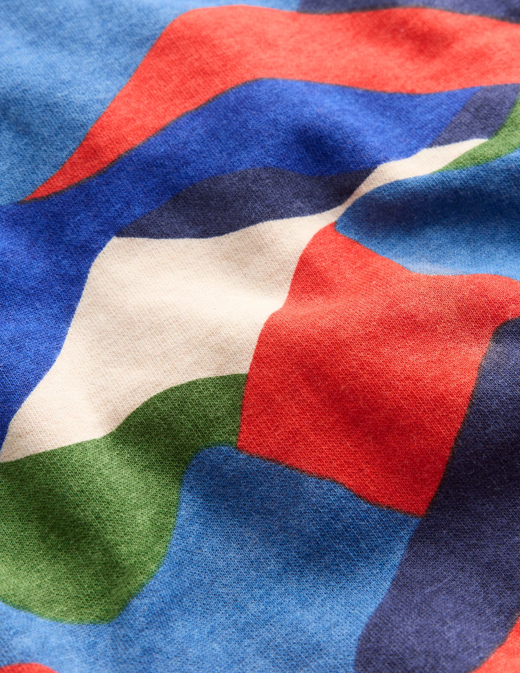 Everyday Printed Sweatshirt-Abstract Landscape - Image 3