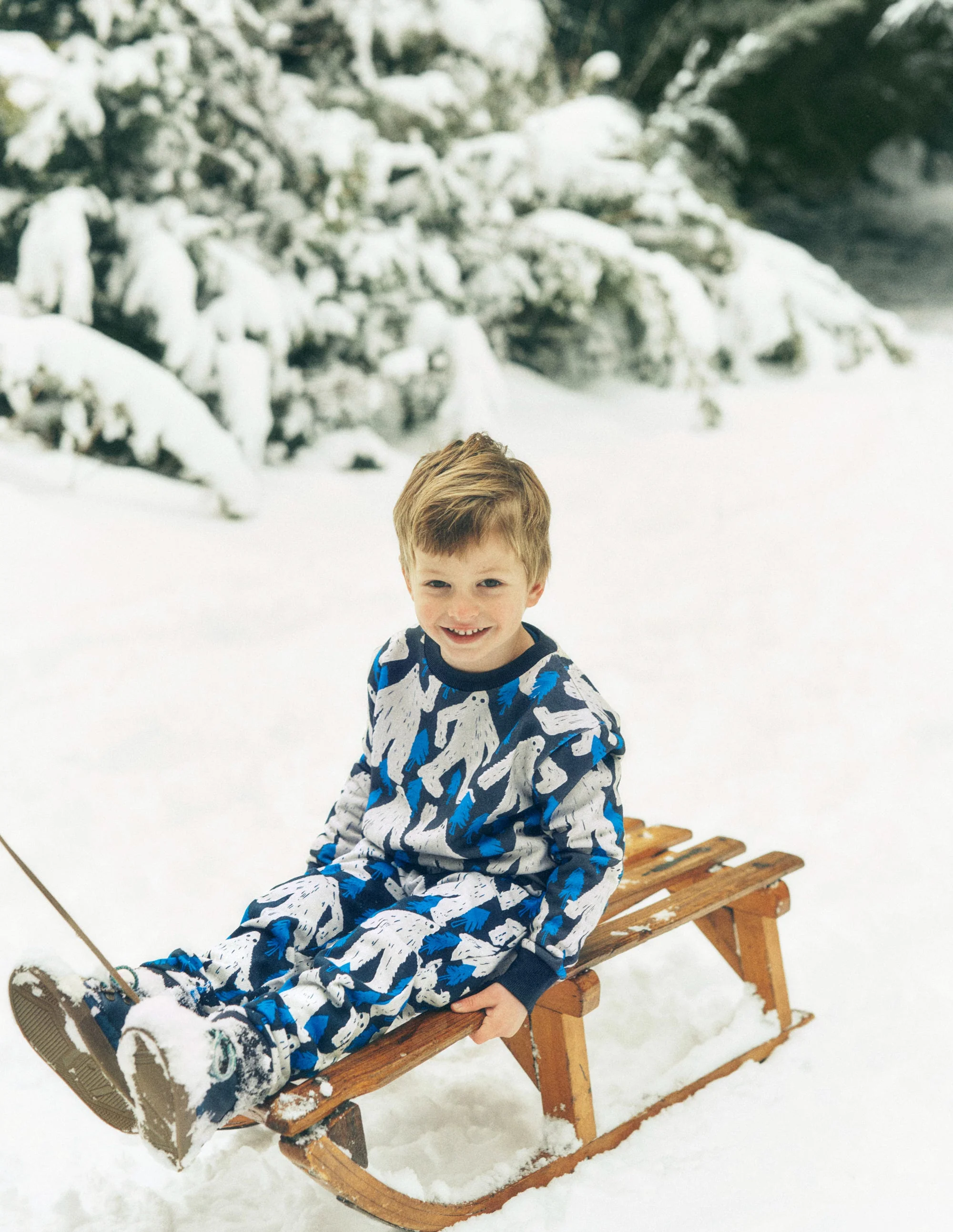 Everyday Printed Sweatshirt-Directoire Blue Yetti - Image 4