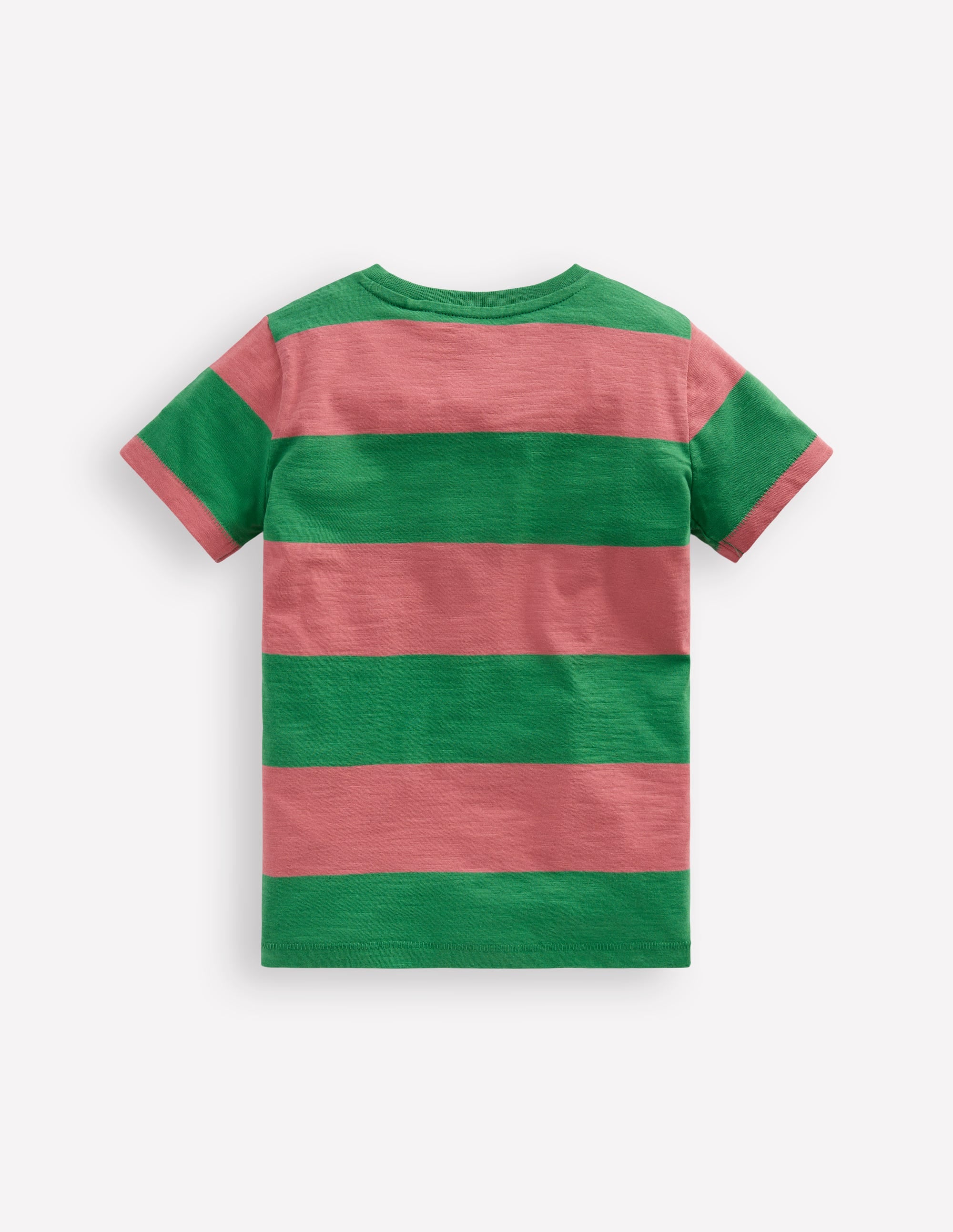 Everyday Short Sleeve T-Shirt-Shamrock Green/Chintz Pink - Image 2