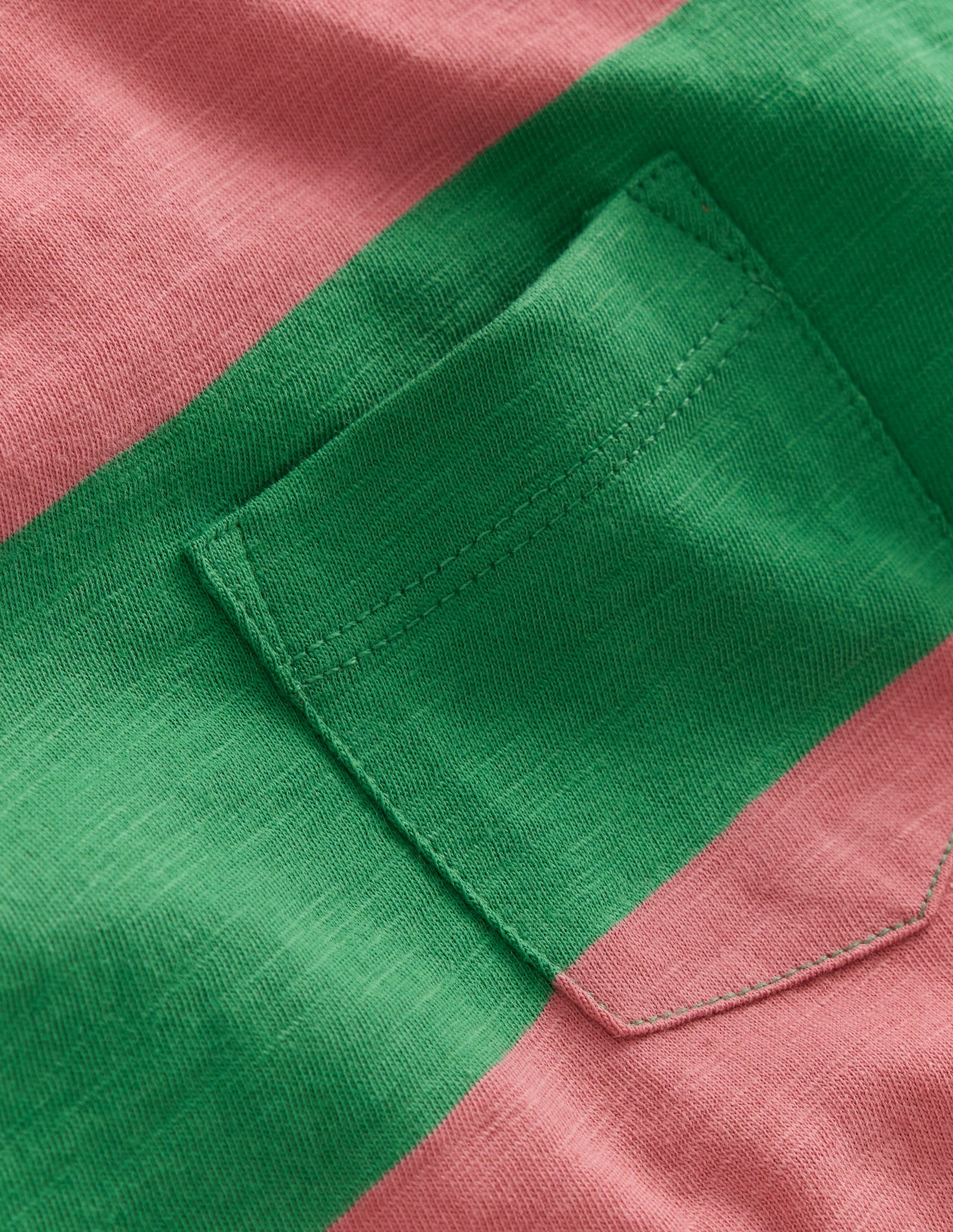 Everyday Short Sleeve T-Shirt-Shamrock Green/Chintz Pink - Image 3