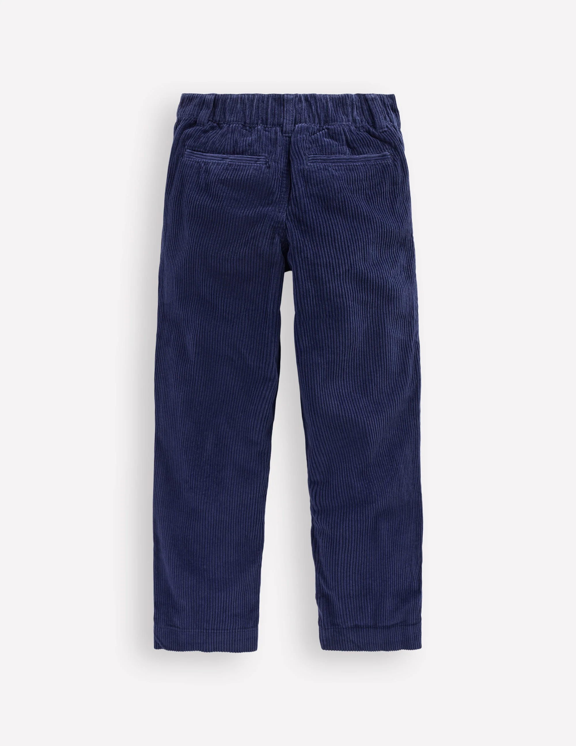 Everyday Straight Leg Trousers-College Navy Cord - Image 2