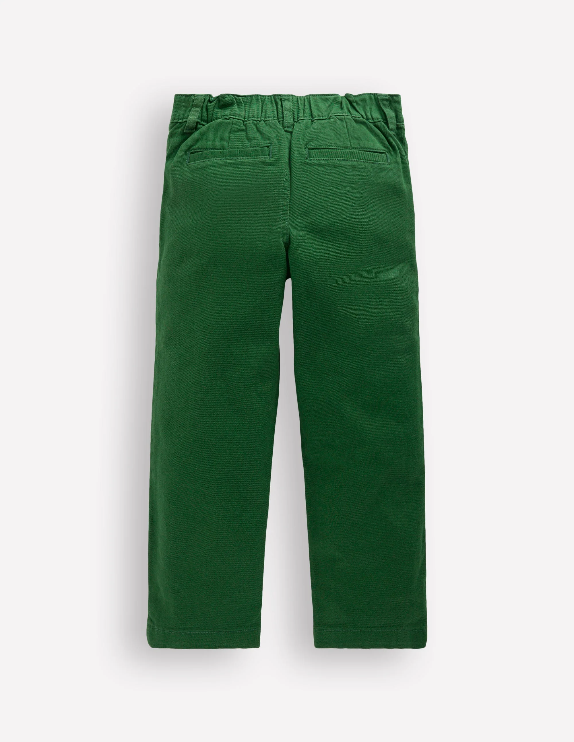 Everyday Straight Leg Trousers-Pine Green Twill - Image 4