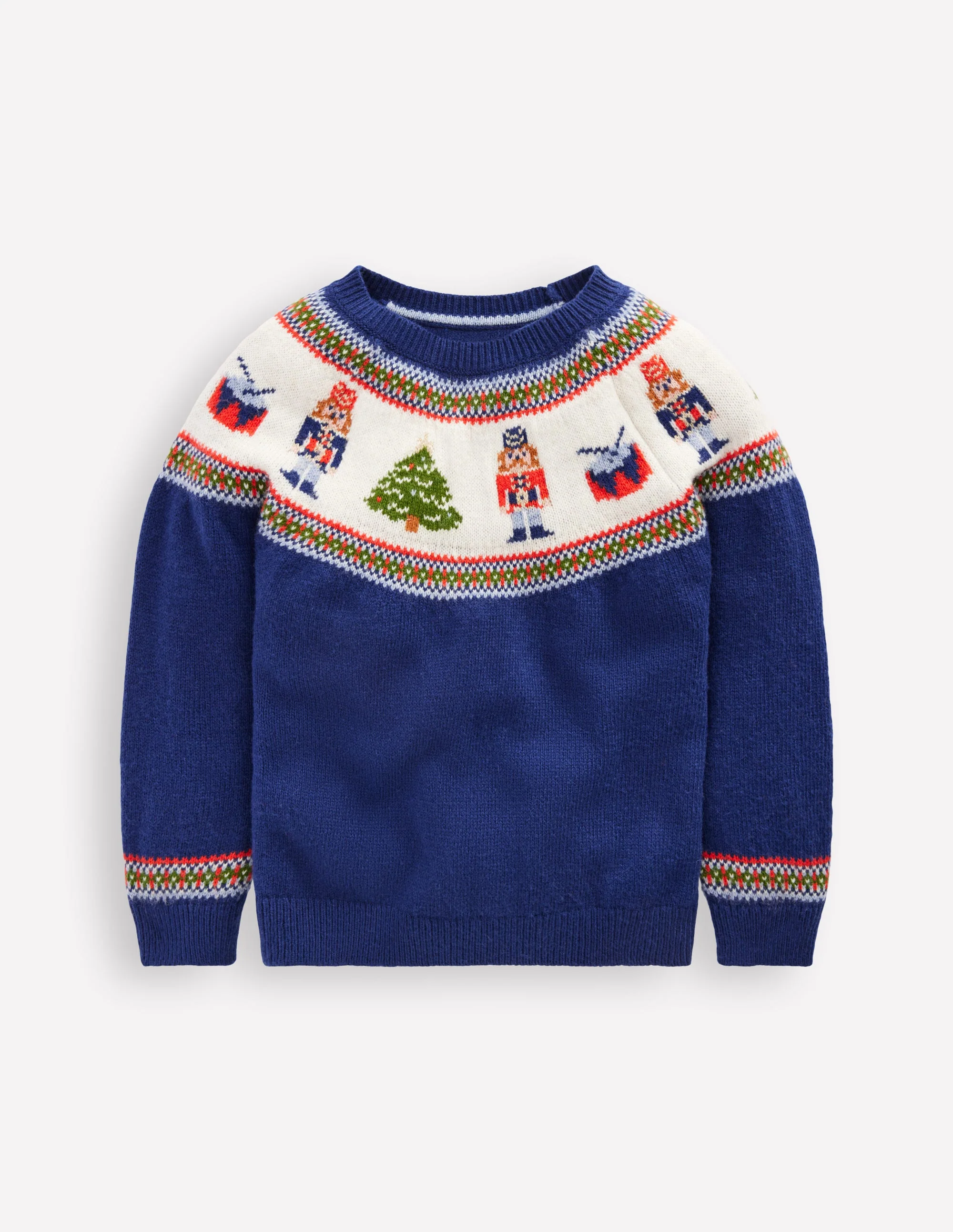 Fair Isle Jumper-College Navy Nutcracker - Image 2
