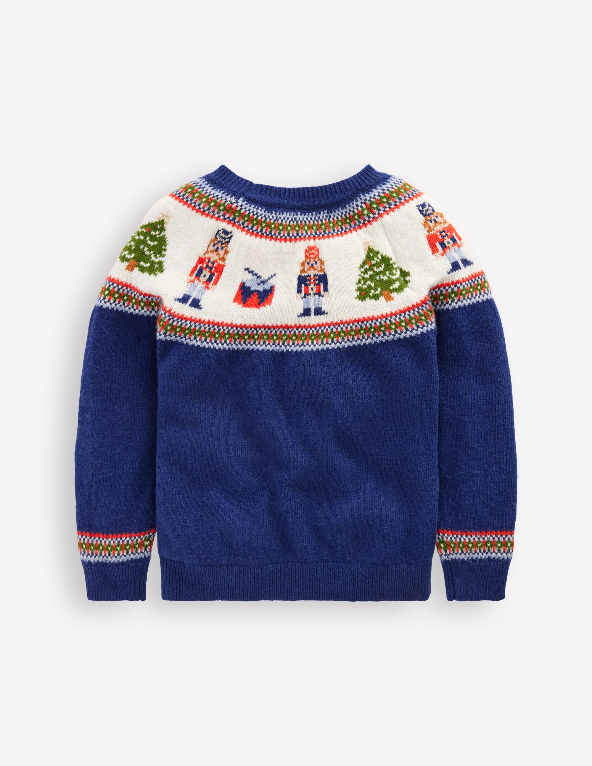 Fair Isle Jumper-College Navy Nutcracker - Image 3