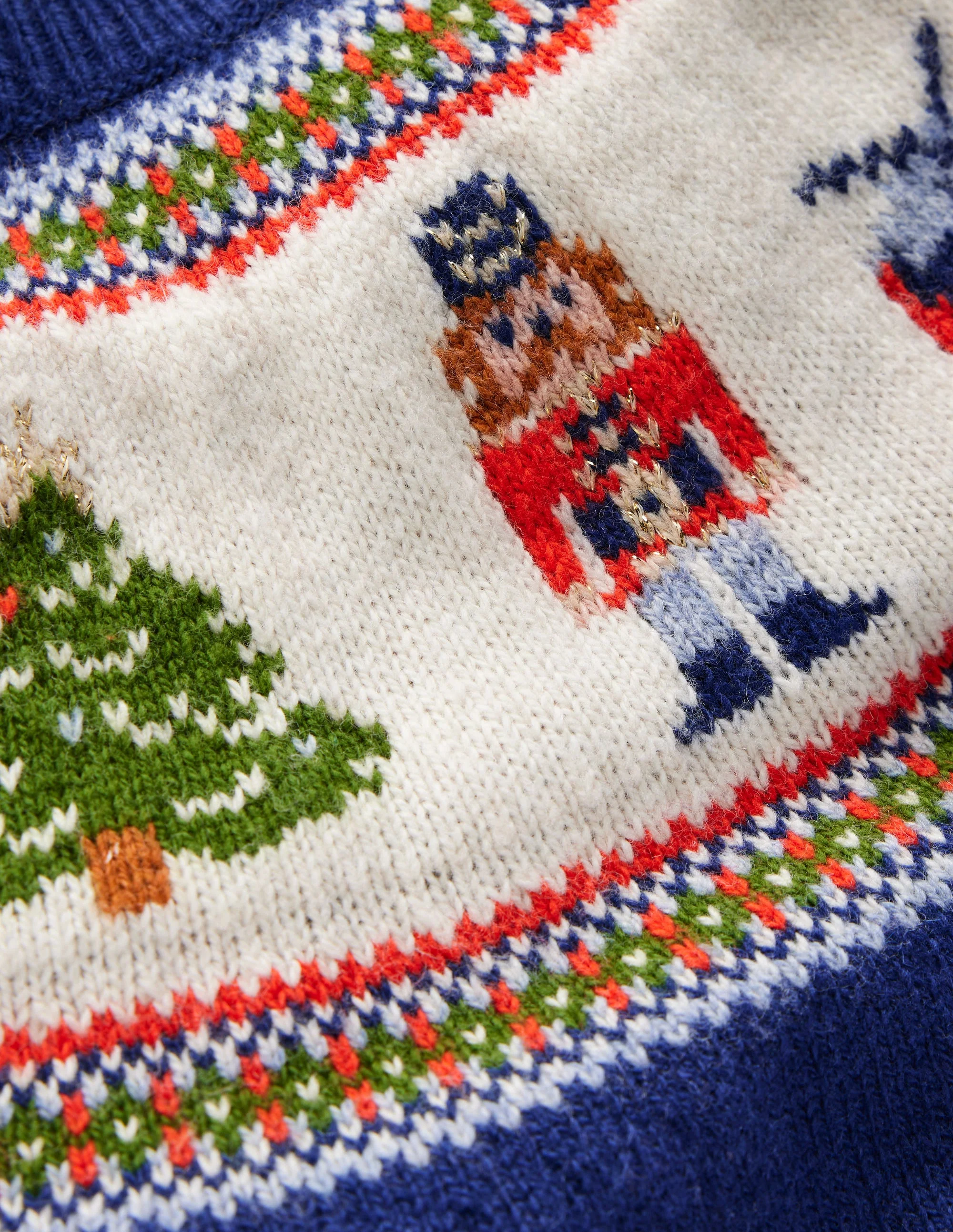 Fair Isle Jumper-College Navy Nutcracker - Image 4