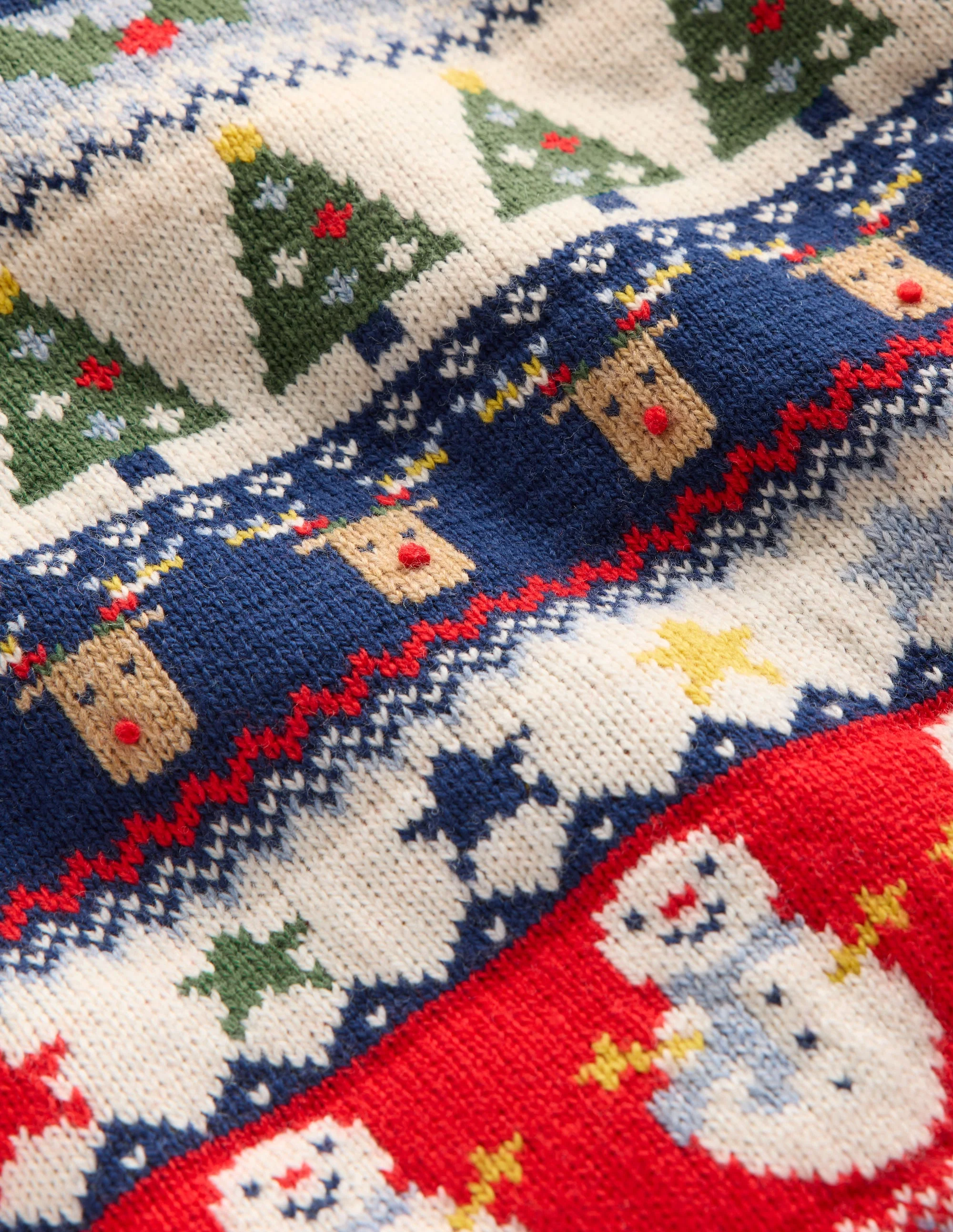 Fair Isle Jumper-Multi Christmas Fairisle - Image 3