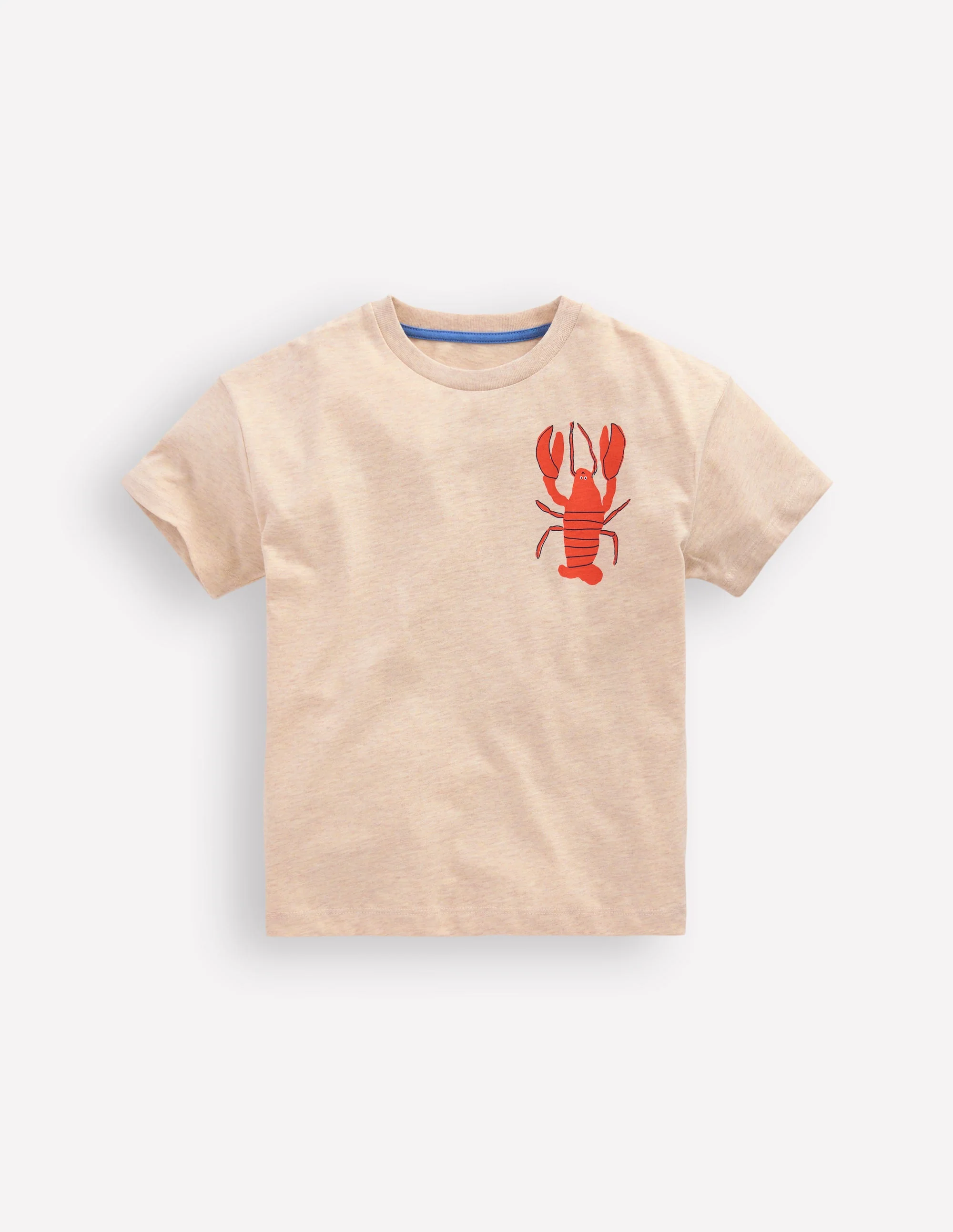 Front & Back Printed T-shirt-Oatmeal Crustaceans - Image 3