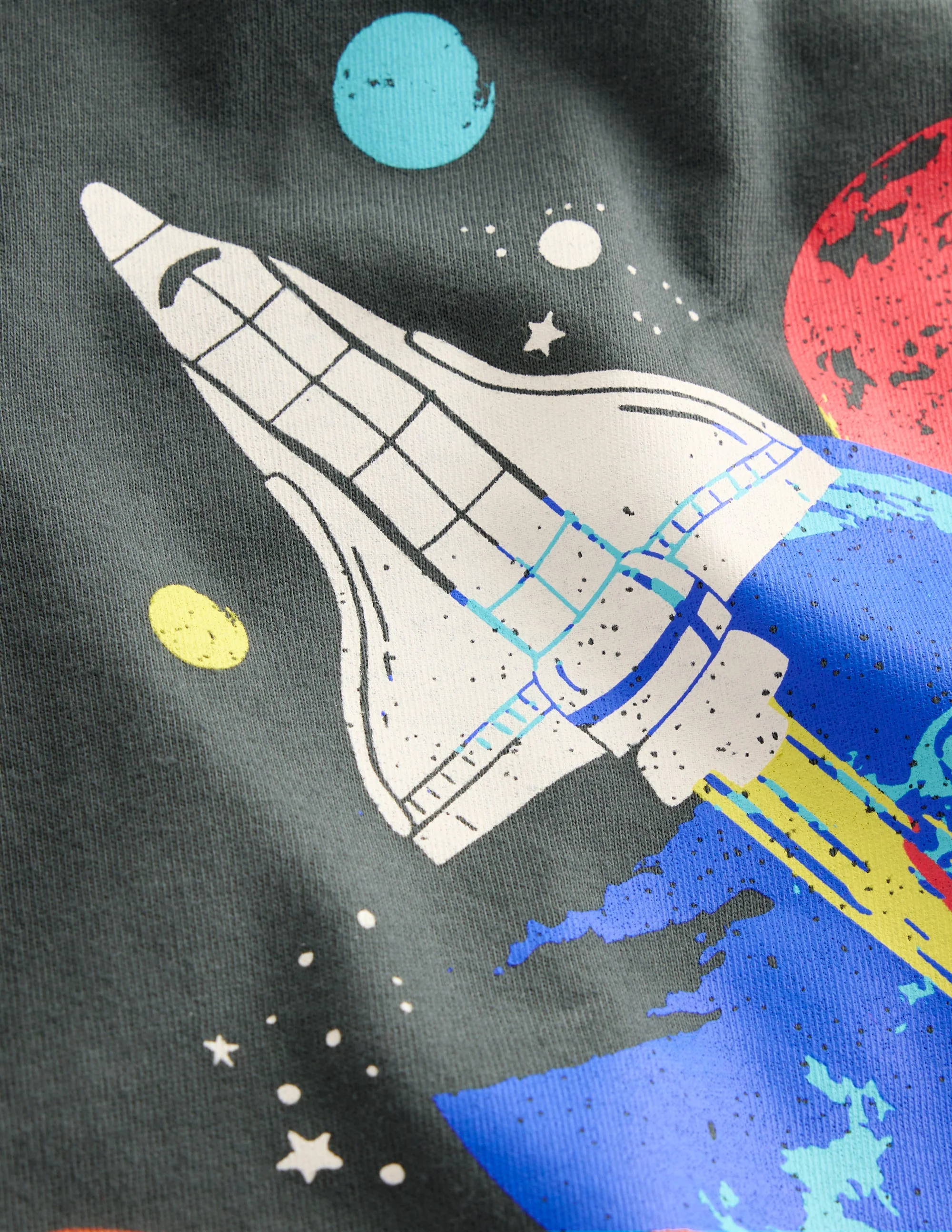 Front & Back Printed T-shirt-Smoke Space - Image 3