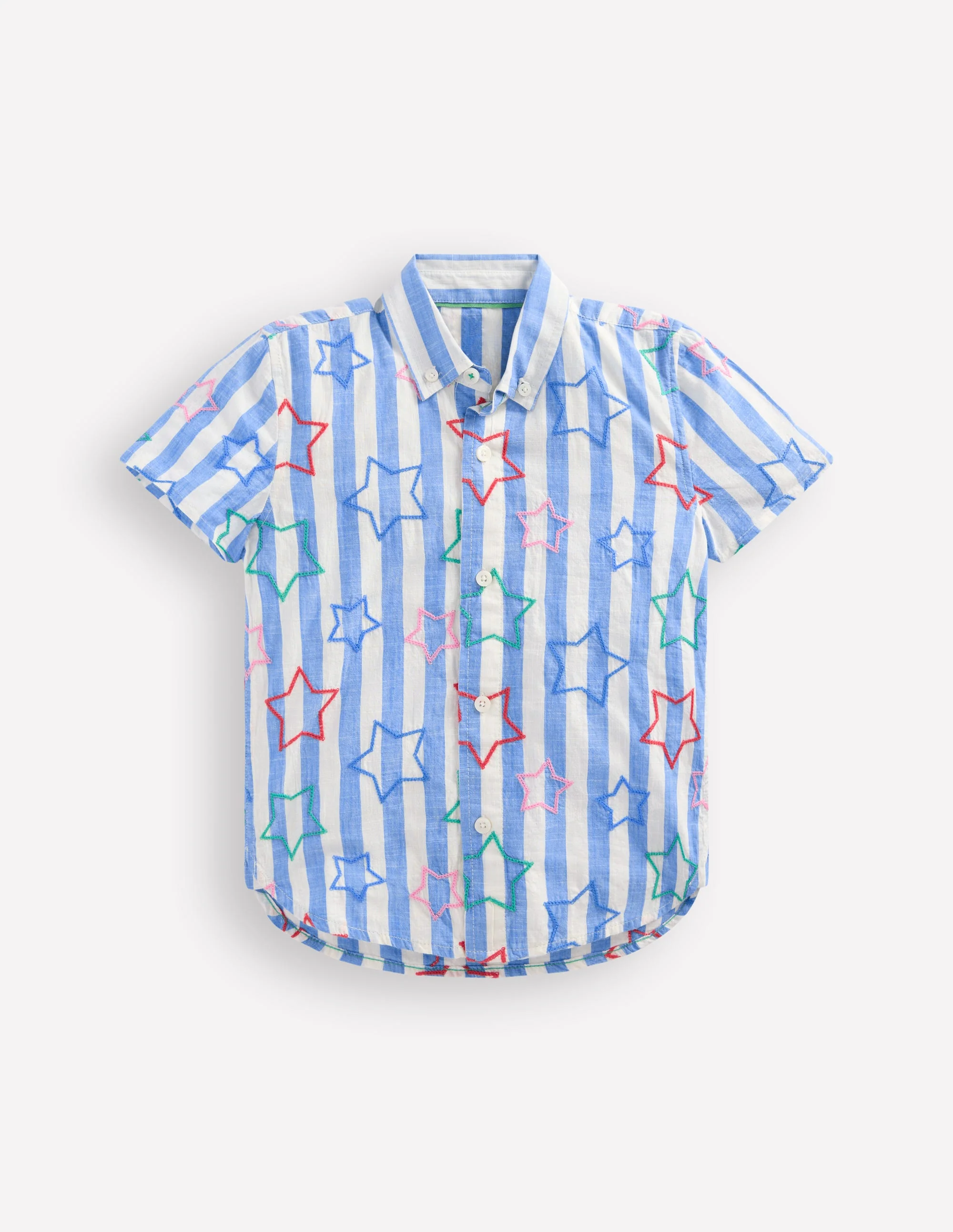 Fun Cotton Shirt-Starry Stripe - Image 5