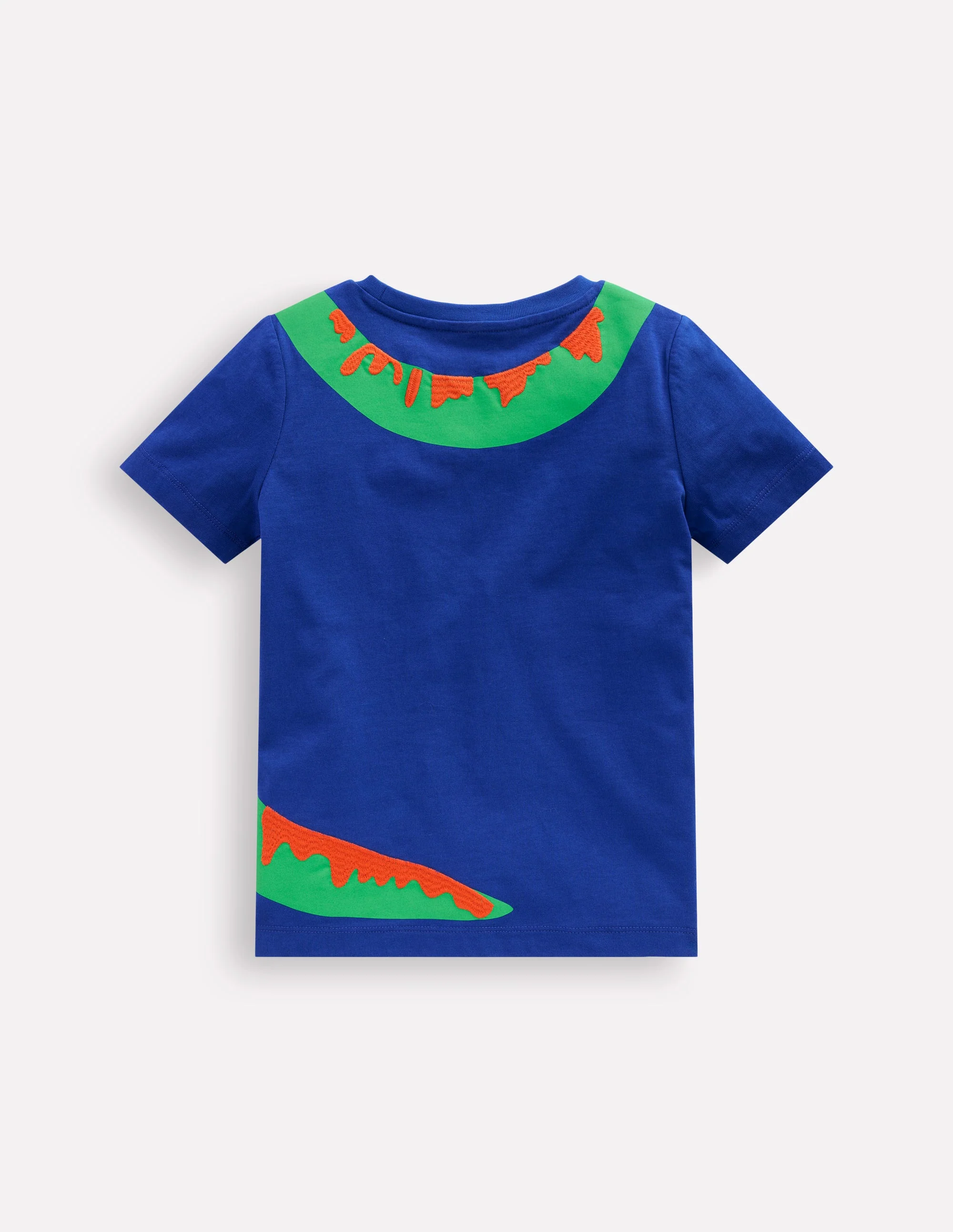Fun Graphic T-shirt-Bright Blue Dino - Image 2