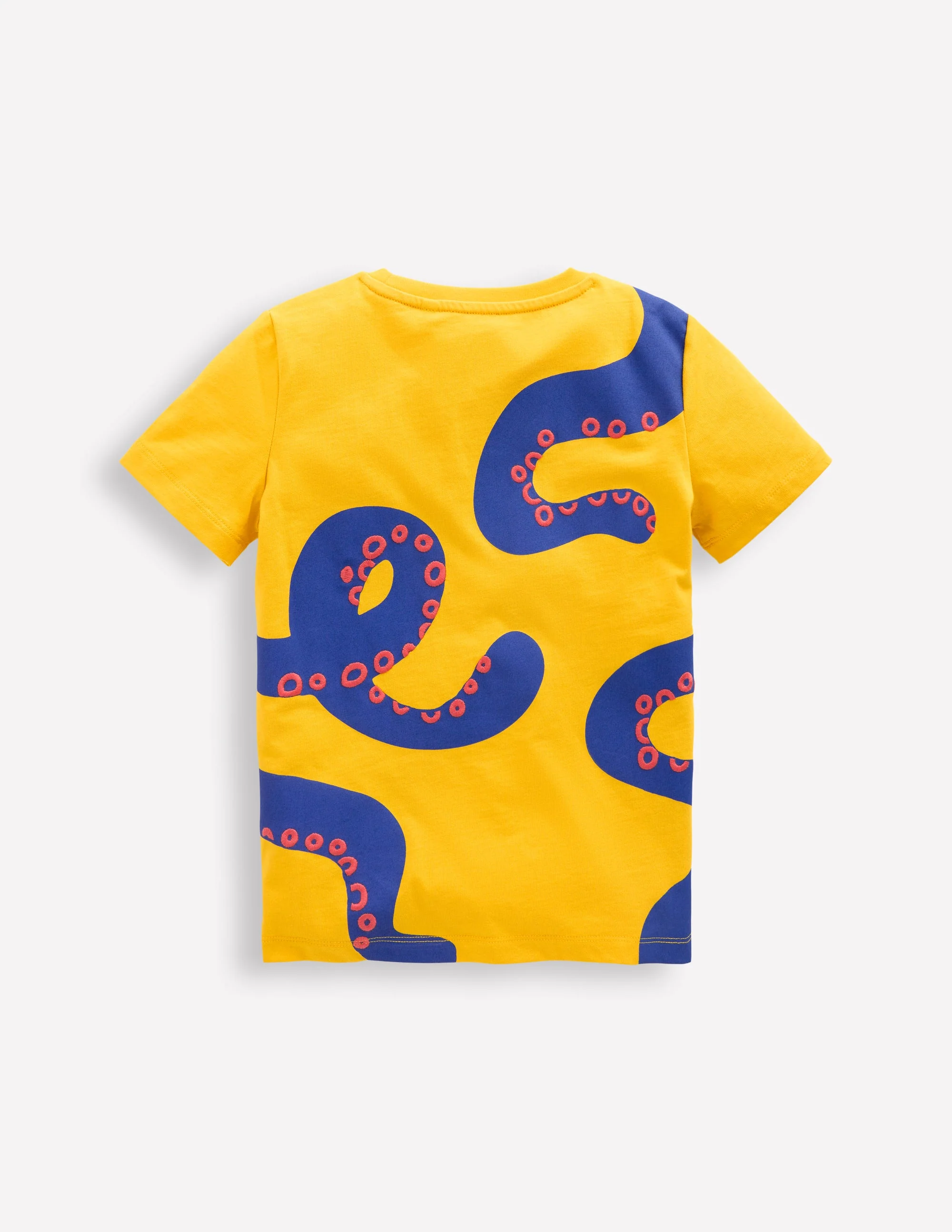 Fun Graphic T-shirt-Pineapple Yellow Octopus - Image 2