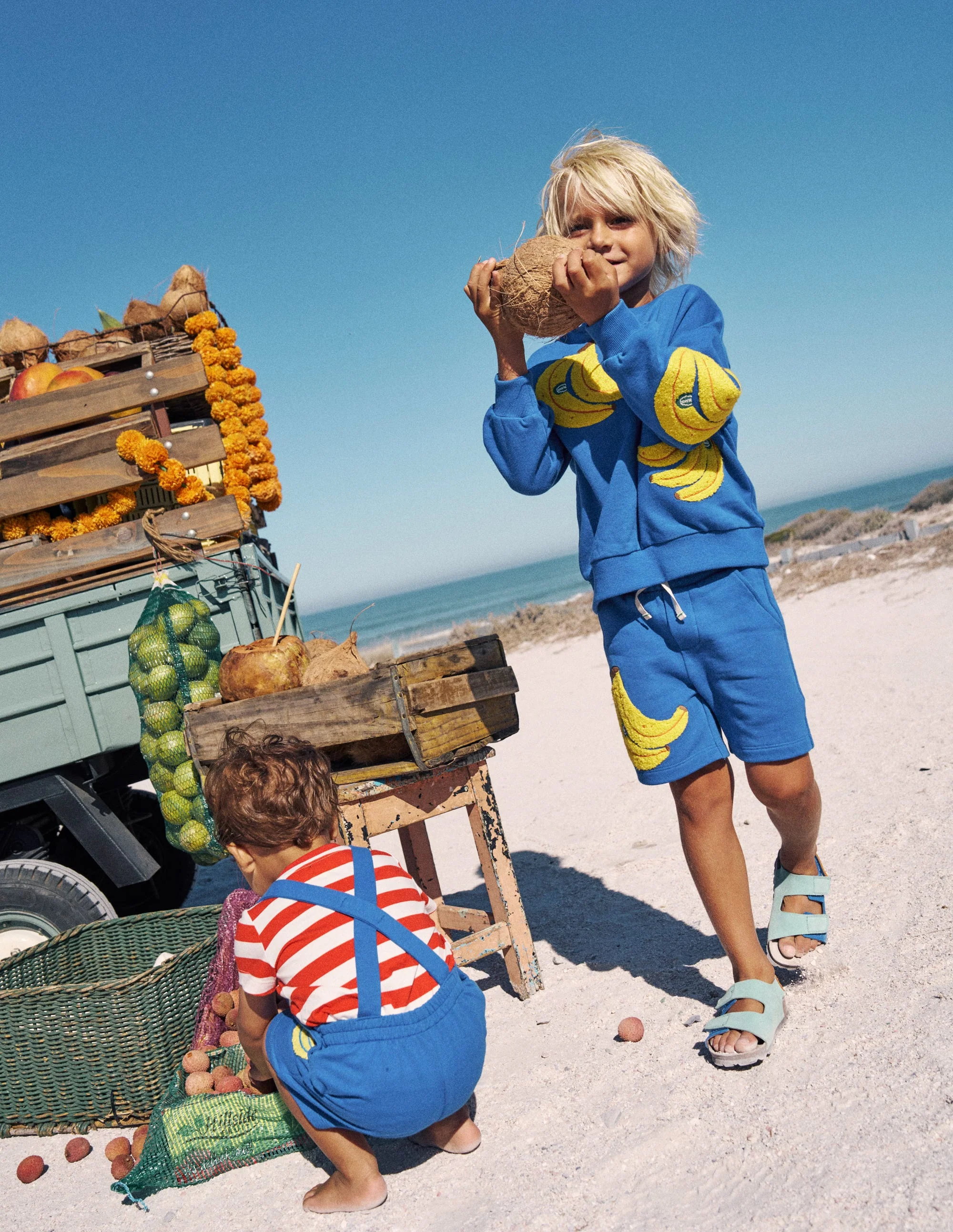 Fun Sweatshorts-Surf the Web Banana - Image 4