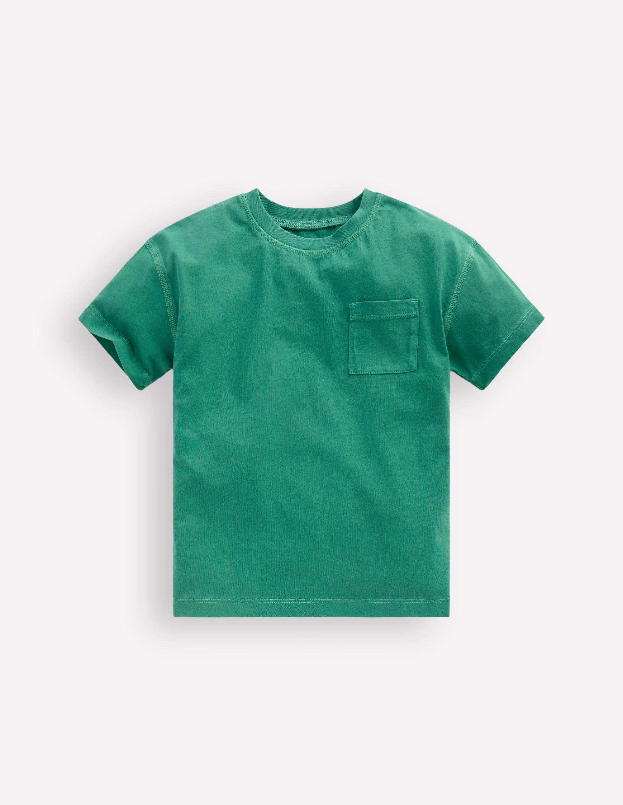 Garment Dye Relaxed T-shirt-Spruce Green