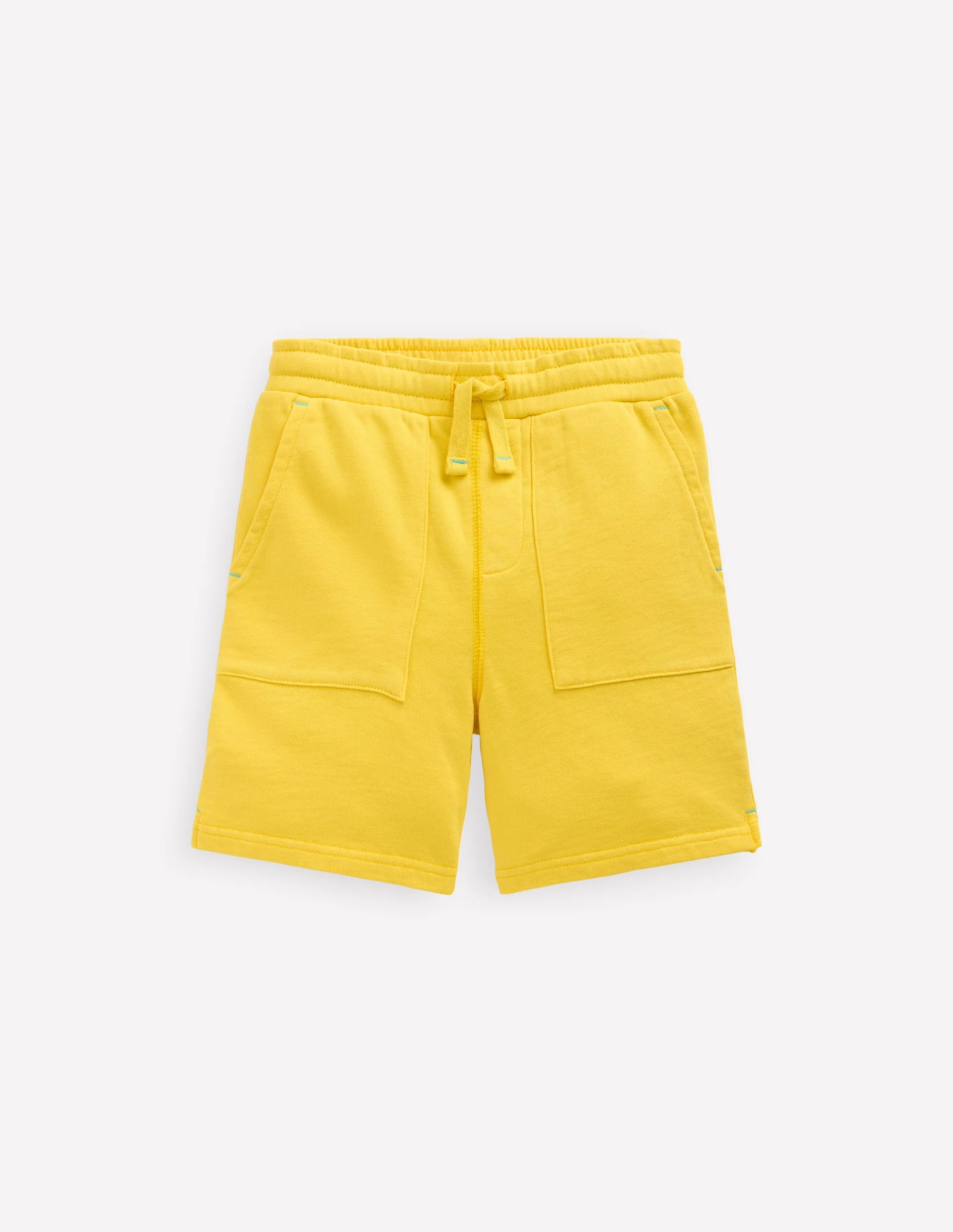 Garment Dye Shorts-Pineapple Yellow